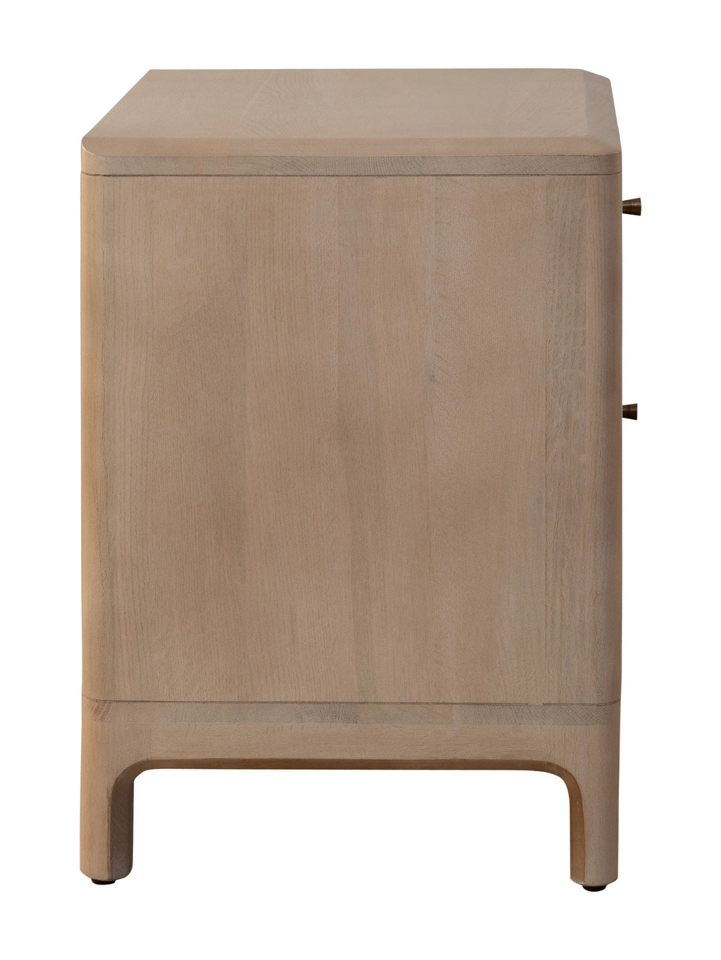 Table de chevet moderne en chêne massif pour chambre à coucher