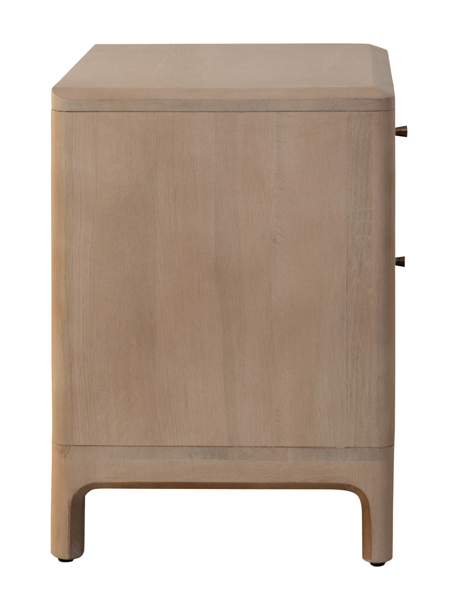 Table de chevet moderne en chêne massif pour chambre à coucher
