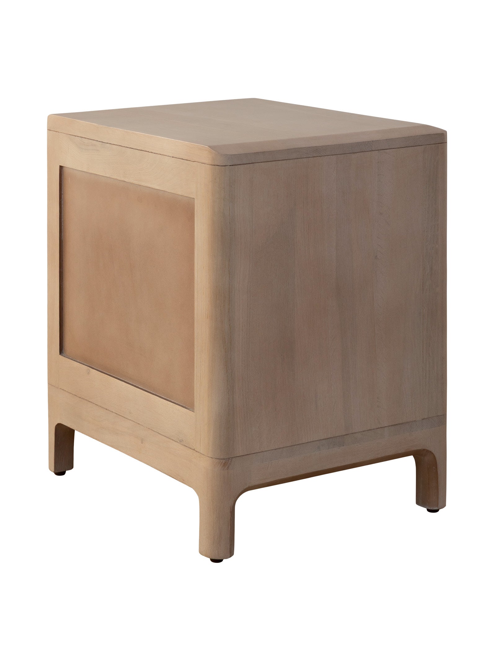 Table de chevet moderne en chêne massif pour chambre à coucher