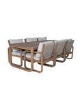 Table à manger en tissu résistant aux intempéries pour patio