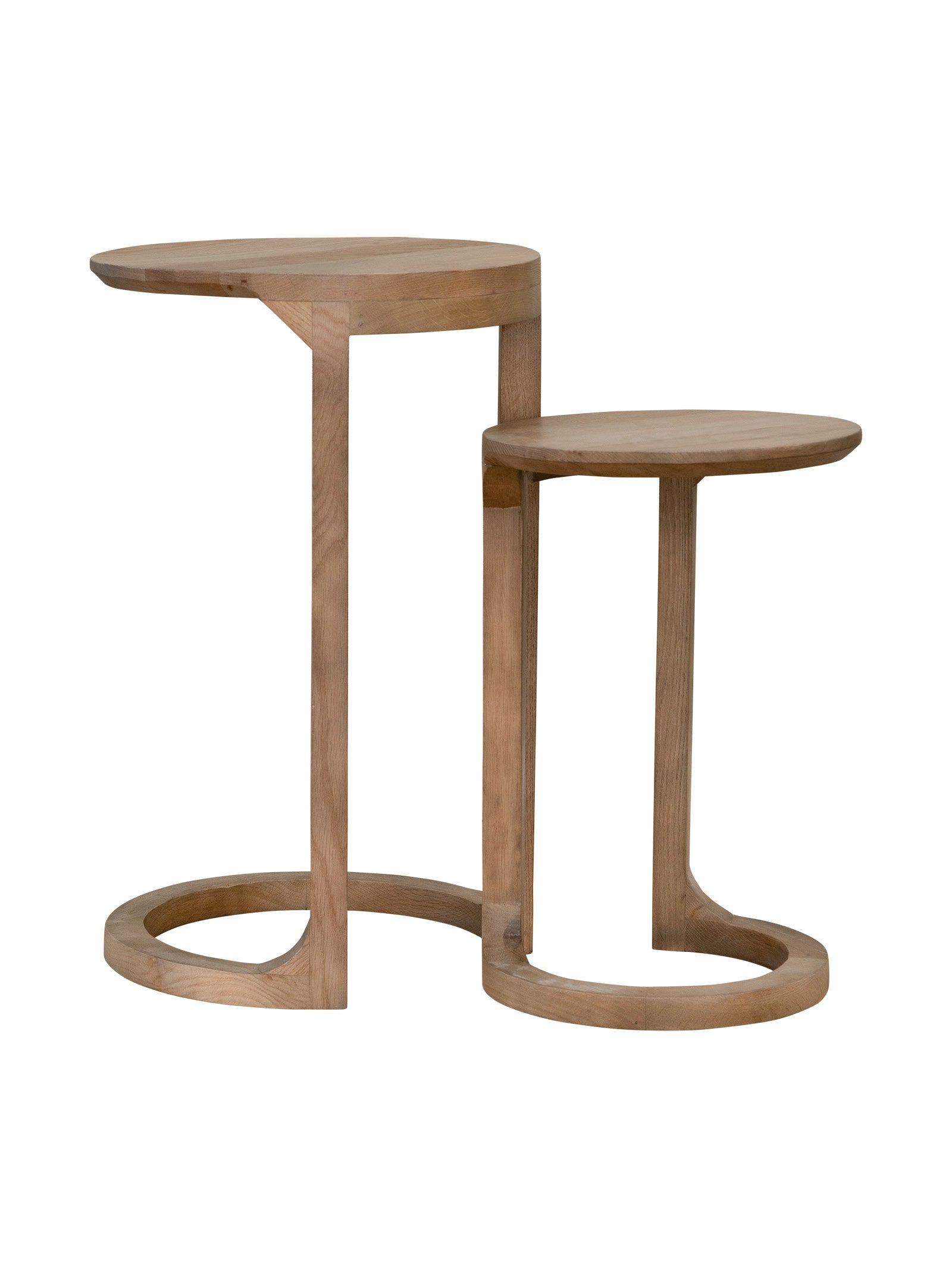 Table contemporaine en chêne massif