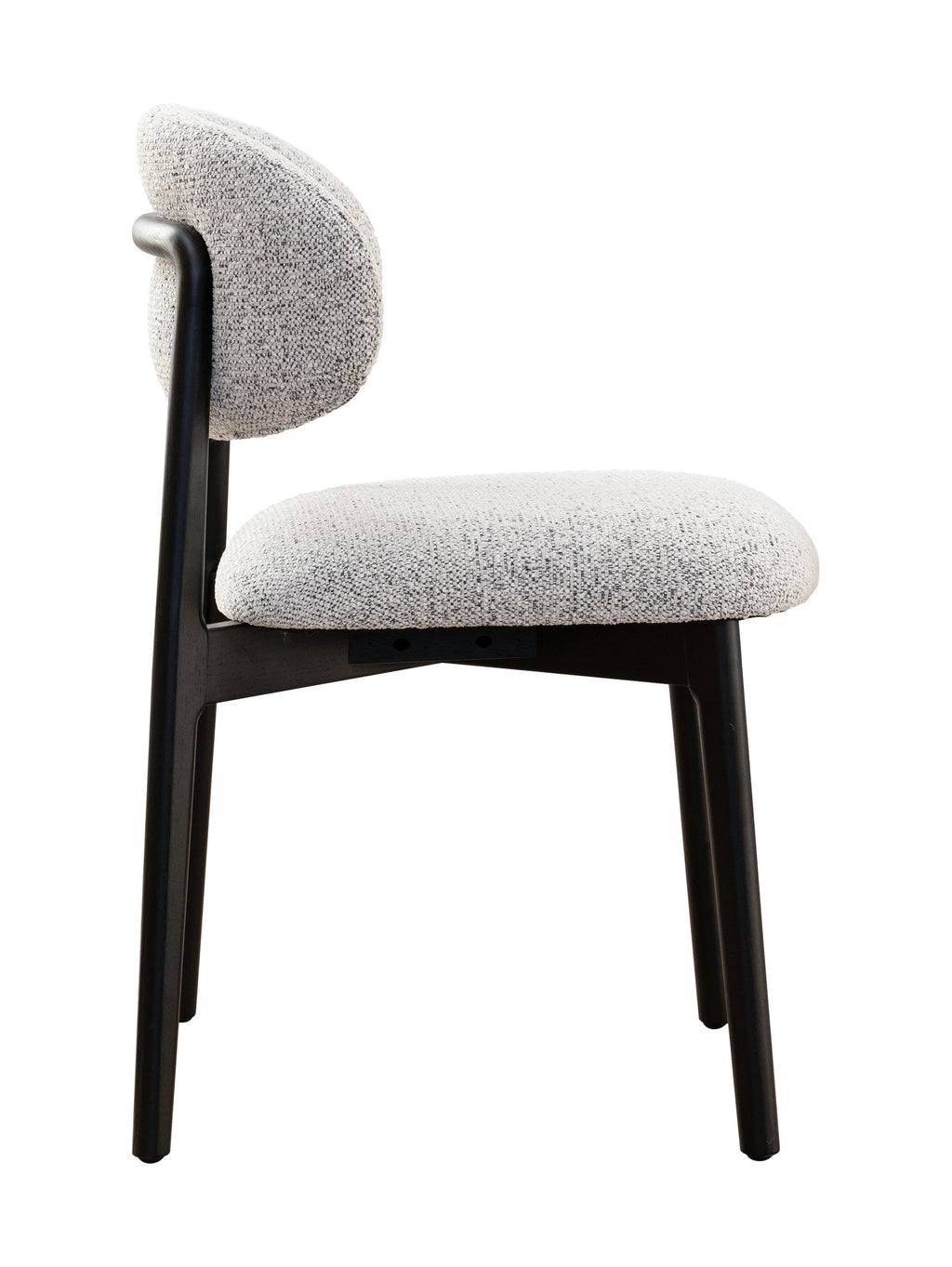 Chaise de salle à manger moderne en chêne massif
