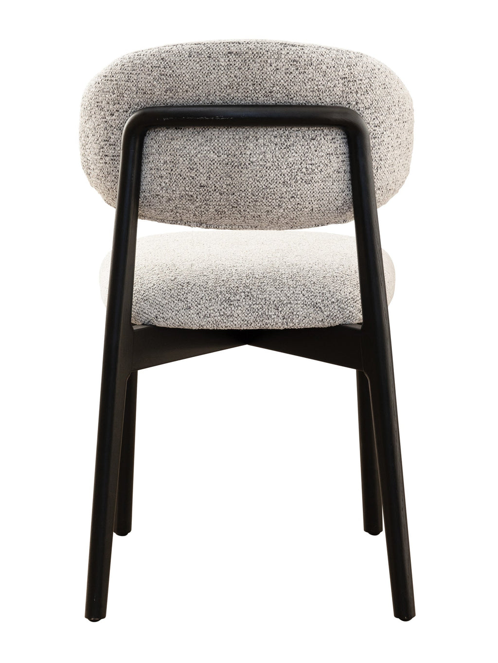 Chaise de salle à manger moderne en chêne massif