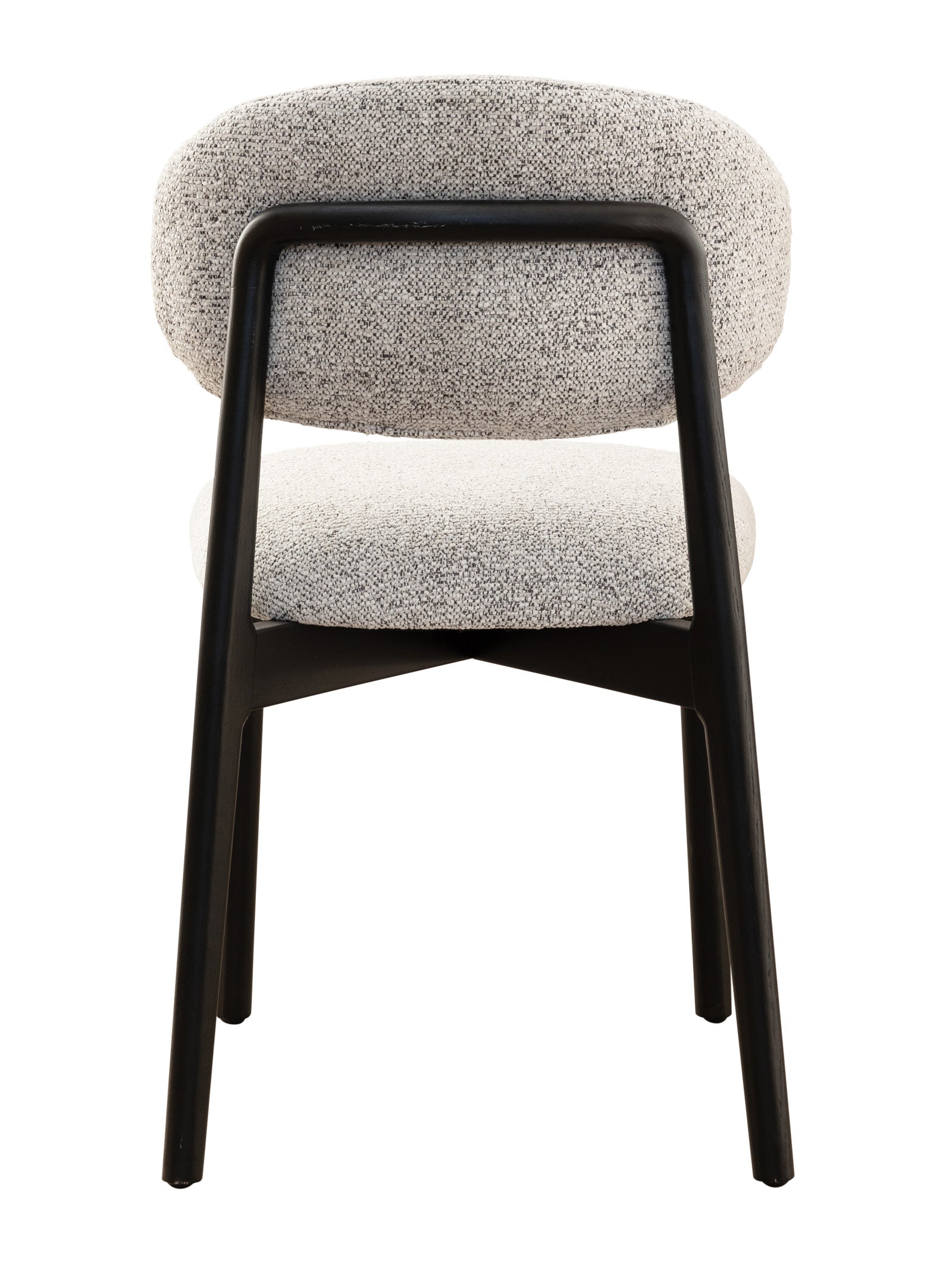 Chaise de salle à manger moderne en chêne massif
