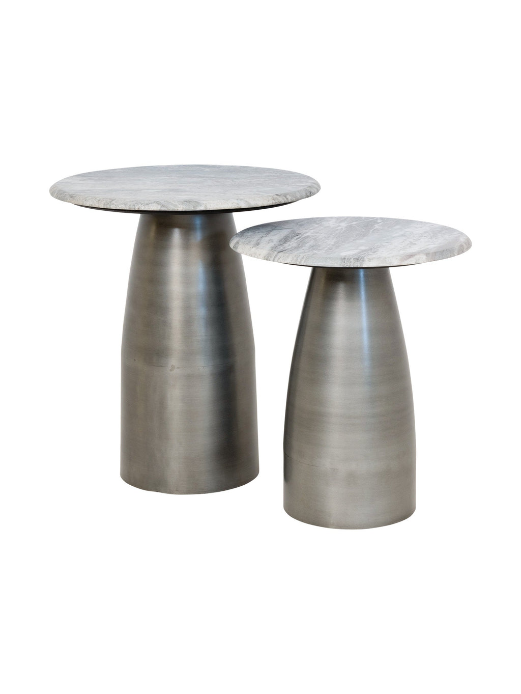 Table d'appoint contemporaine en marbre pour salon