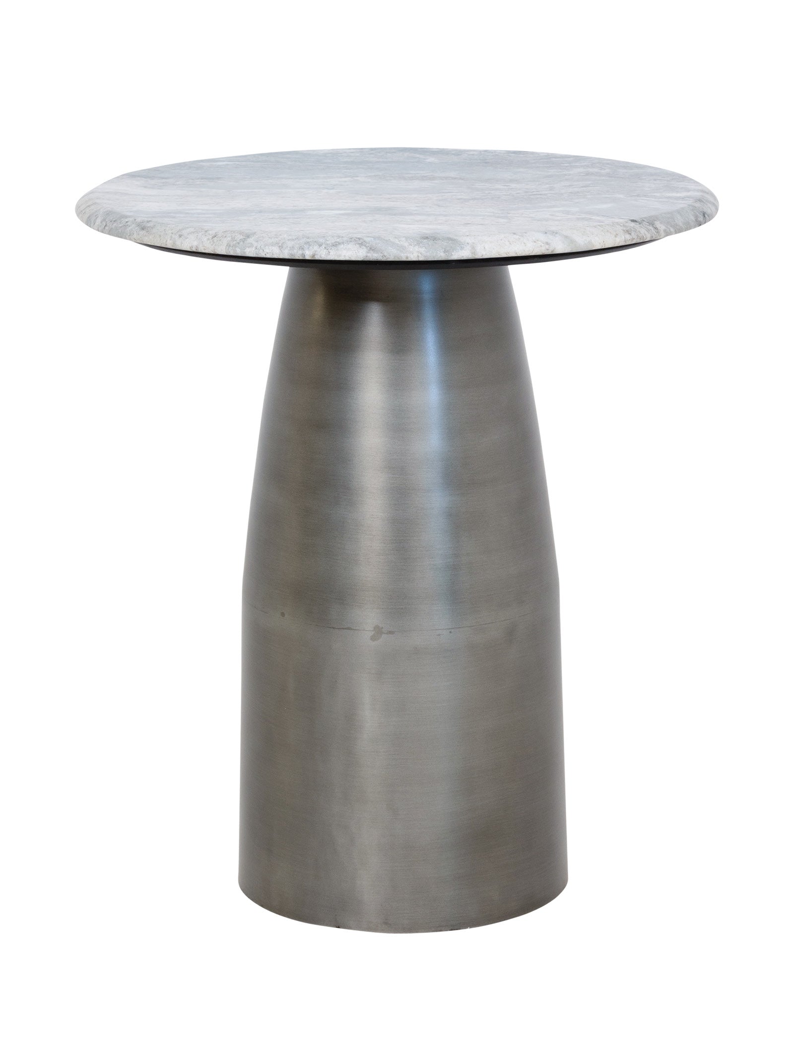 Table d'appoint contemporaine en marbre pour salon