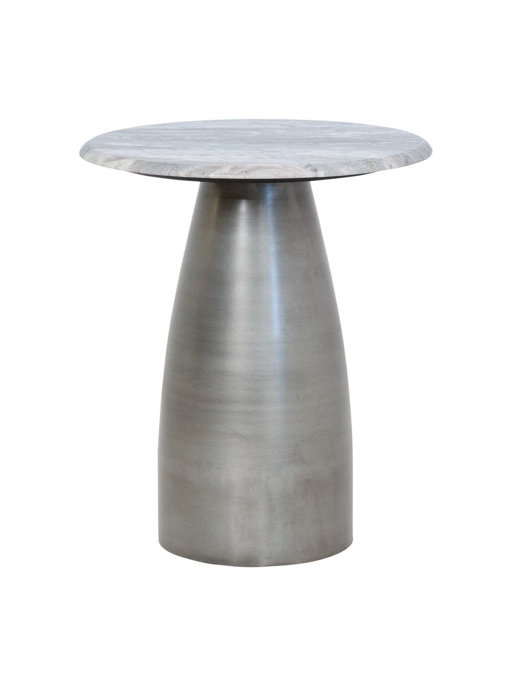 Table d'appoint contemporaine en marbre pour salon