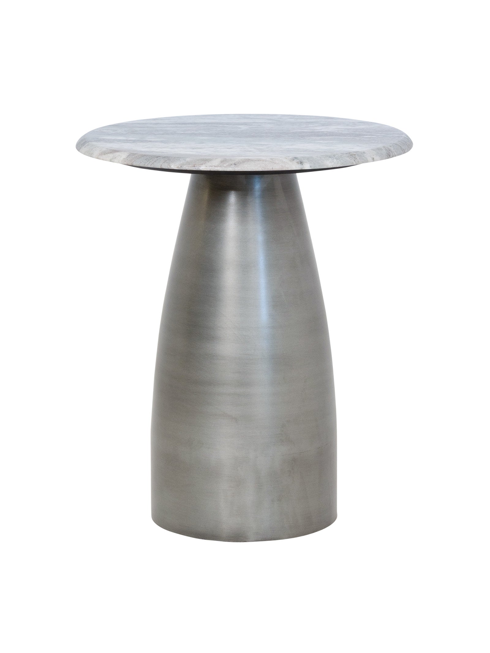 Table d'appoint contemporaine en marbre pour salon