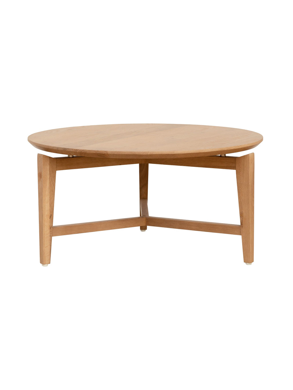 Table basse moderne en chêne massif pour salon