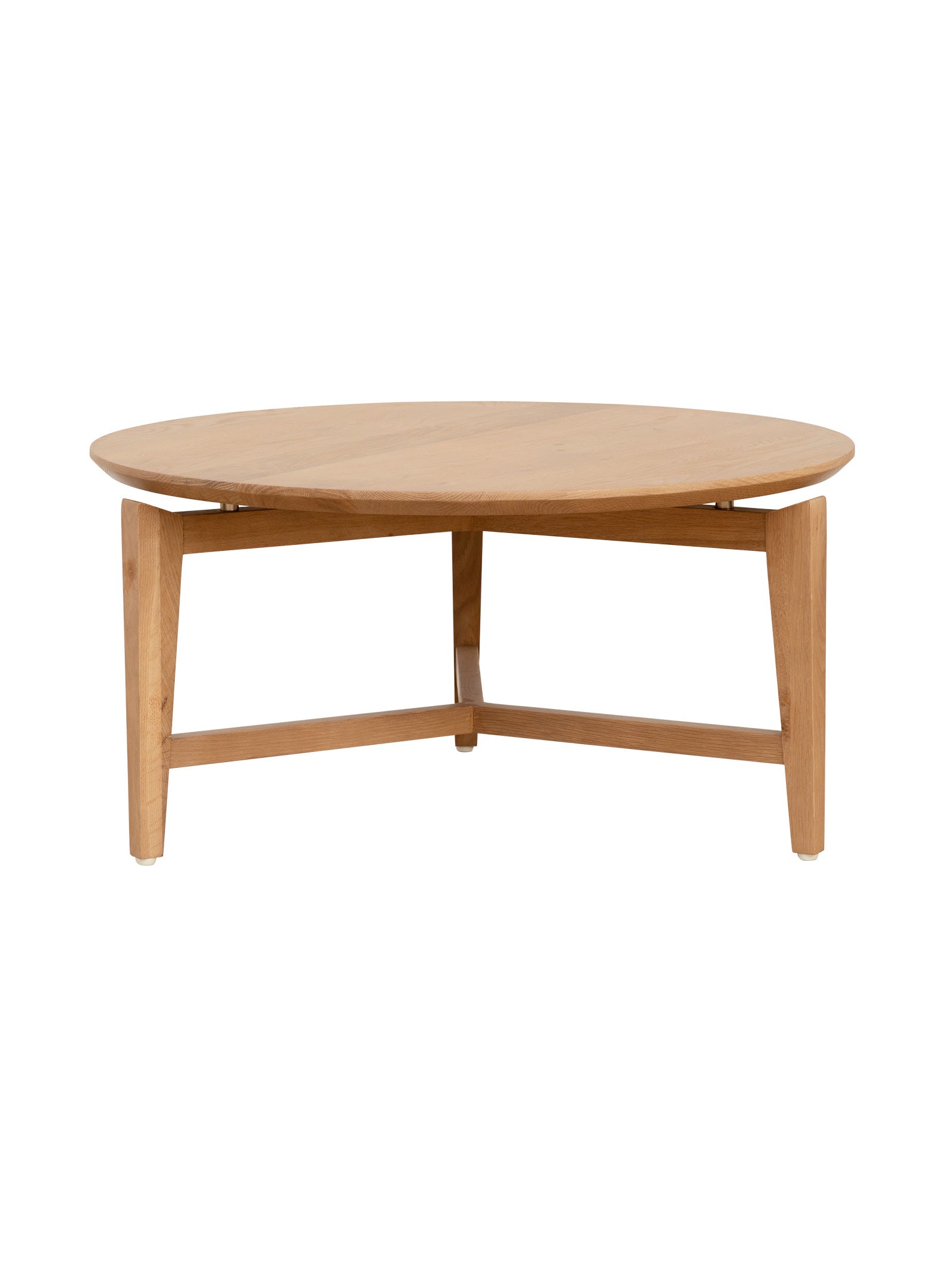 Table basse moderne en chêne massif pour salon