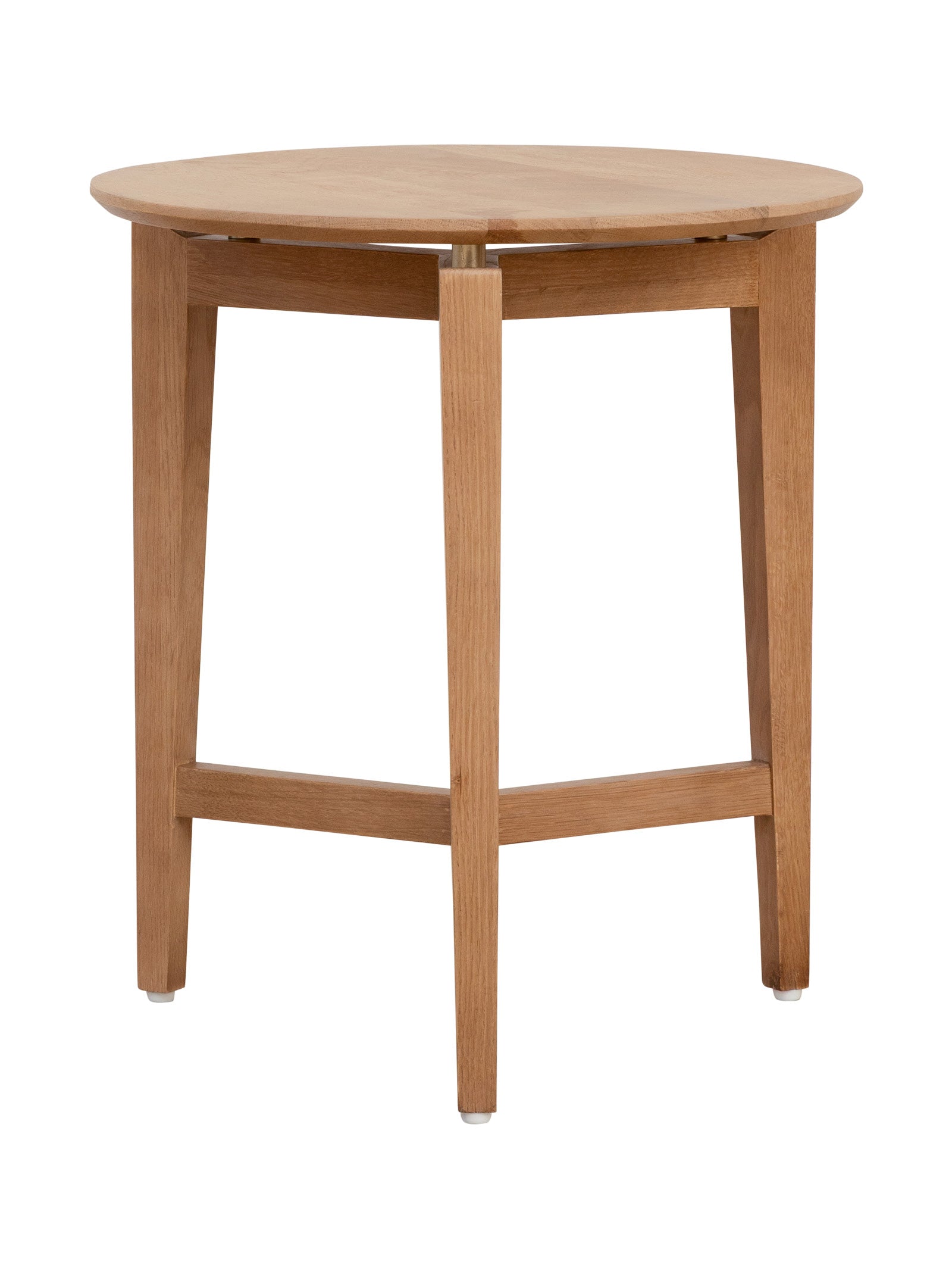 Table d'appoint moderne en chêne massif pour salon