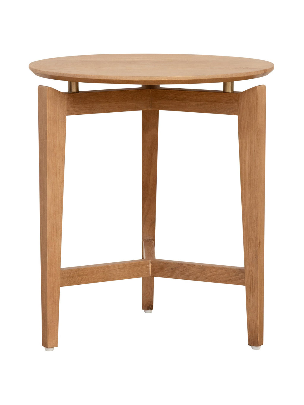 Table d'appoint moderne en chêne massif pour salon