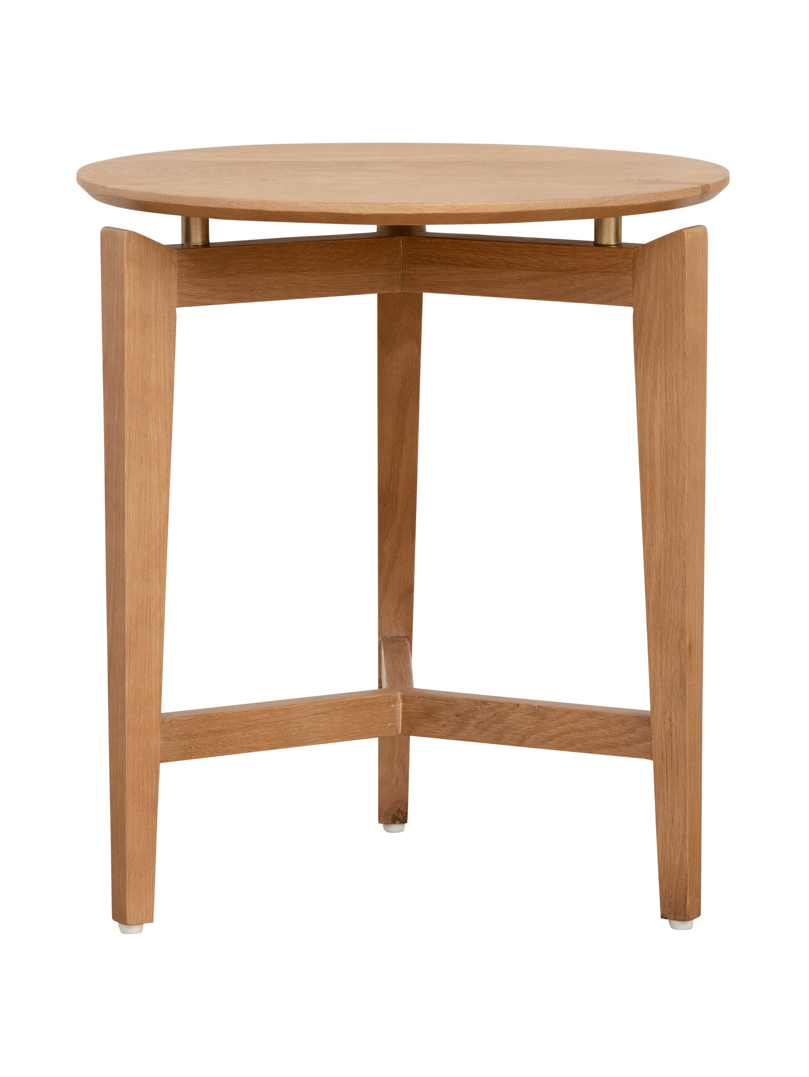 Table d'appoint moderne en chêne massif pour salon