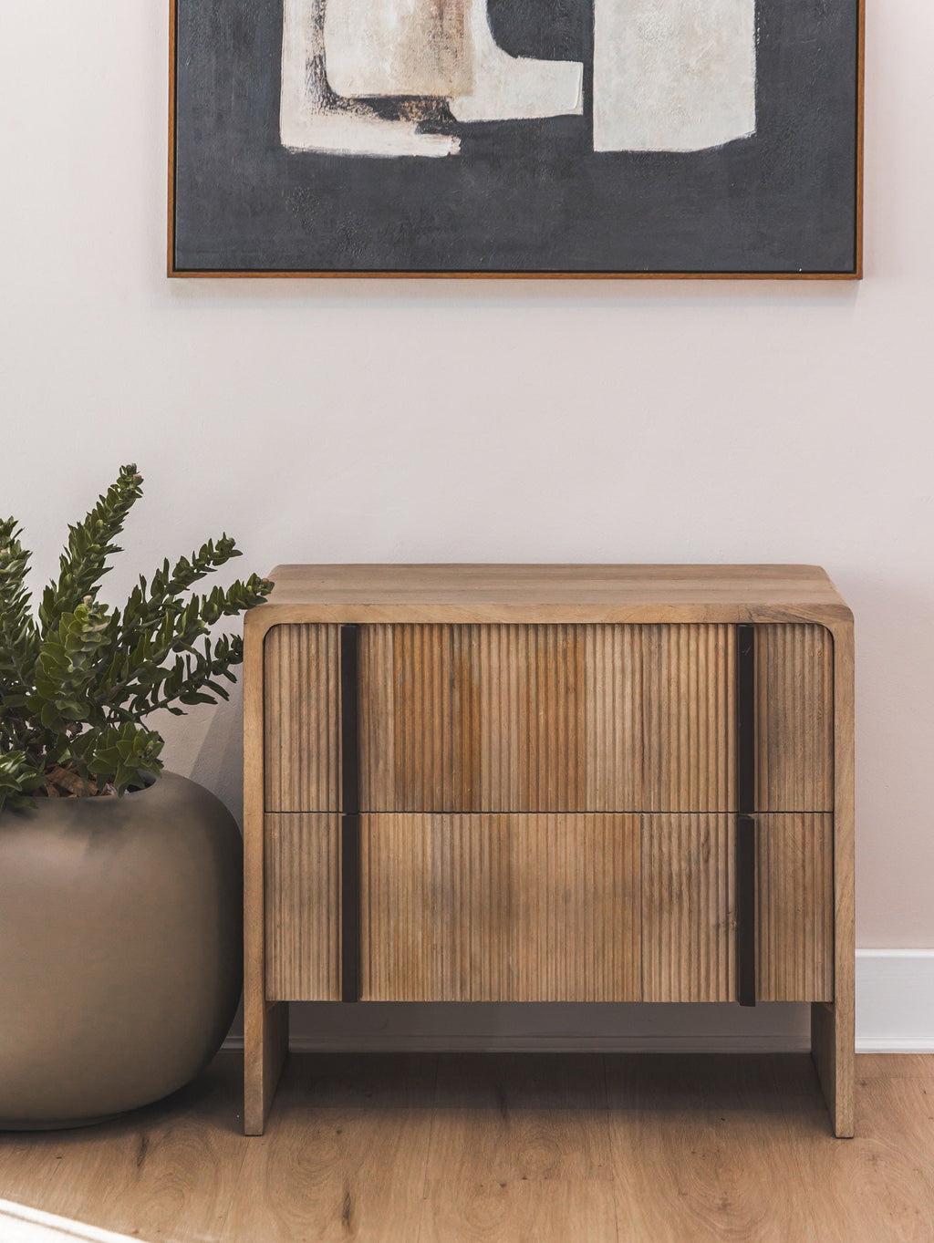 Table de chevet en bois pour chambre à coucher