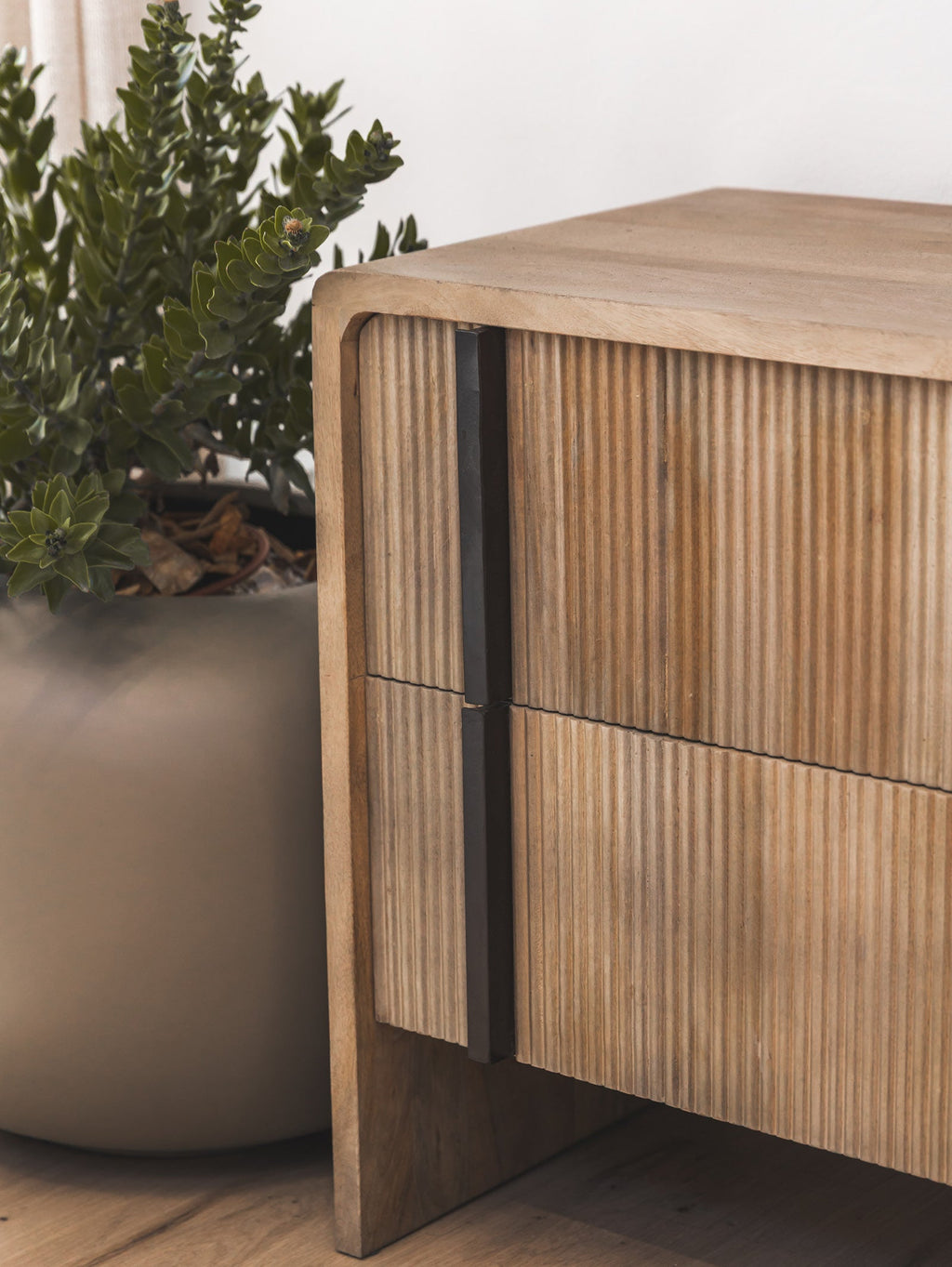 Table de chevet en bois pour chambre à coucher