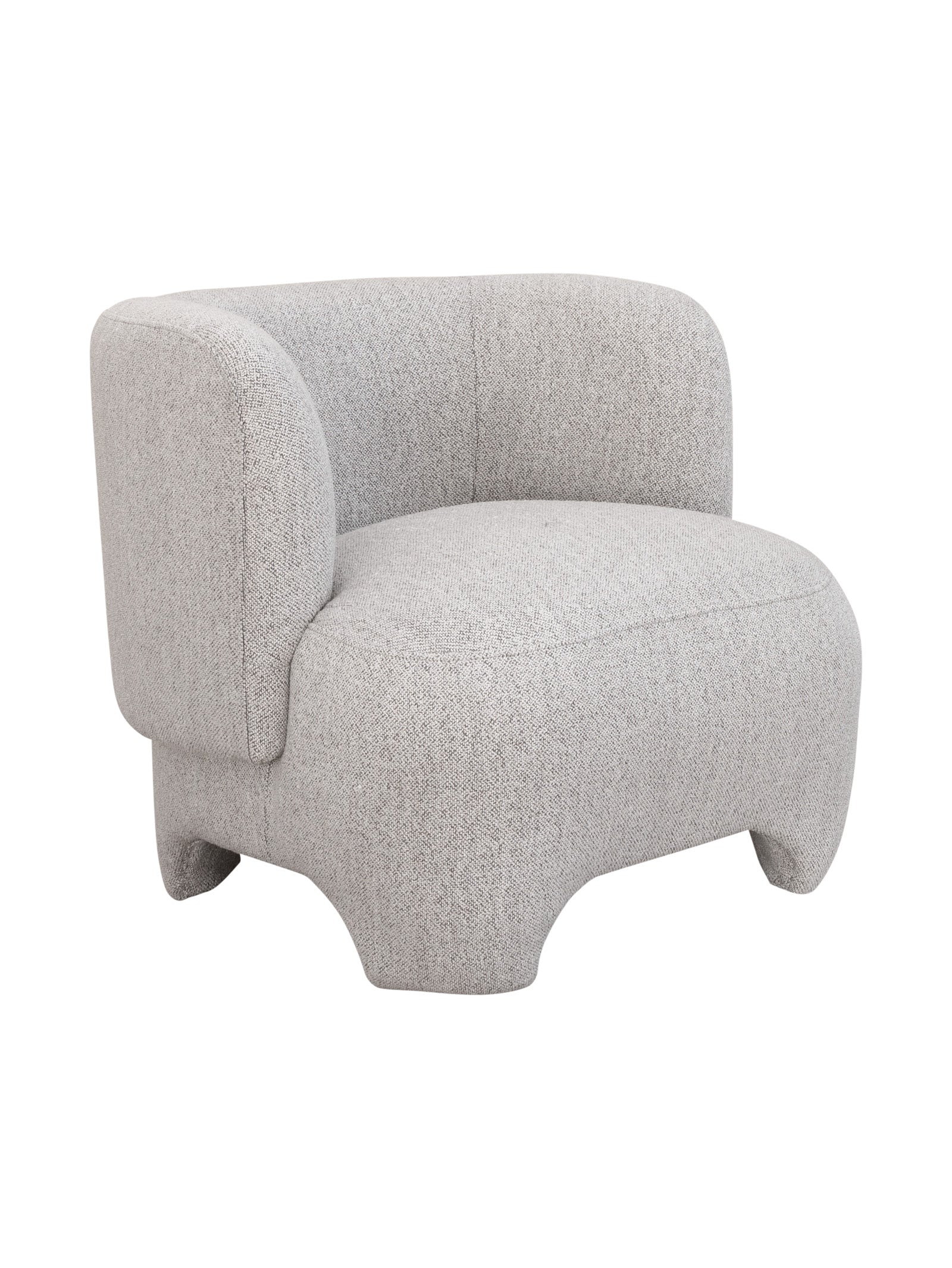Fauteuil d'appoint en tissu pour salon