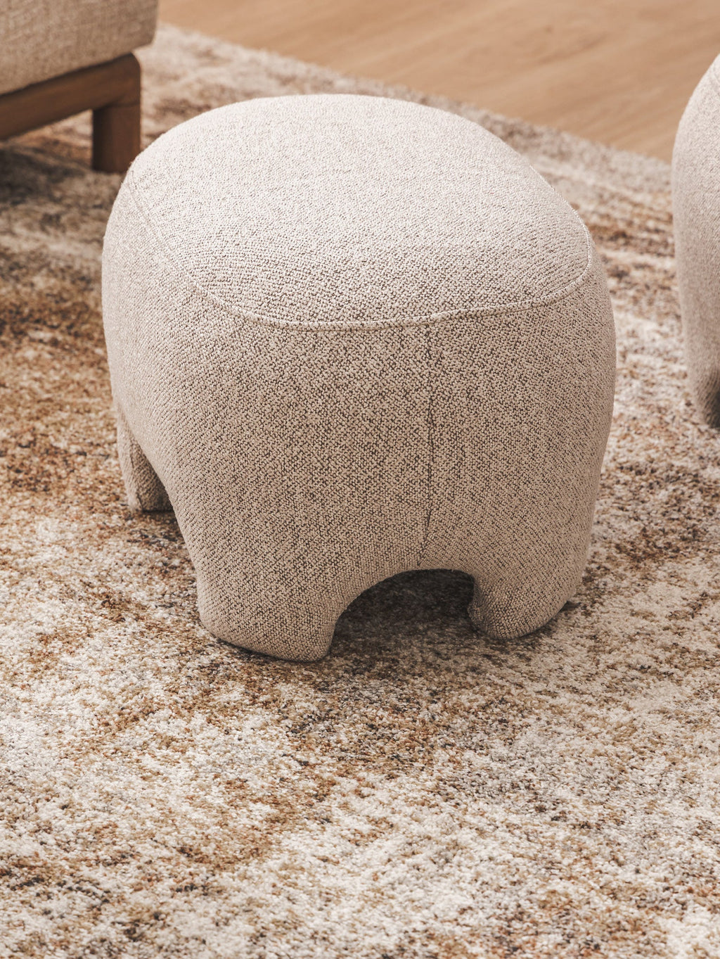 Fauteuil d'appoint en tissu pour salon
