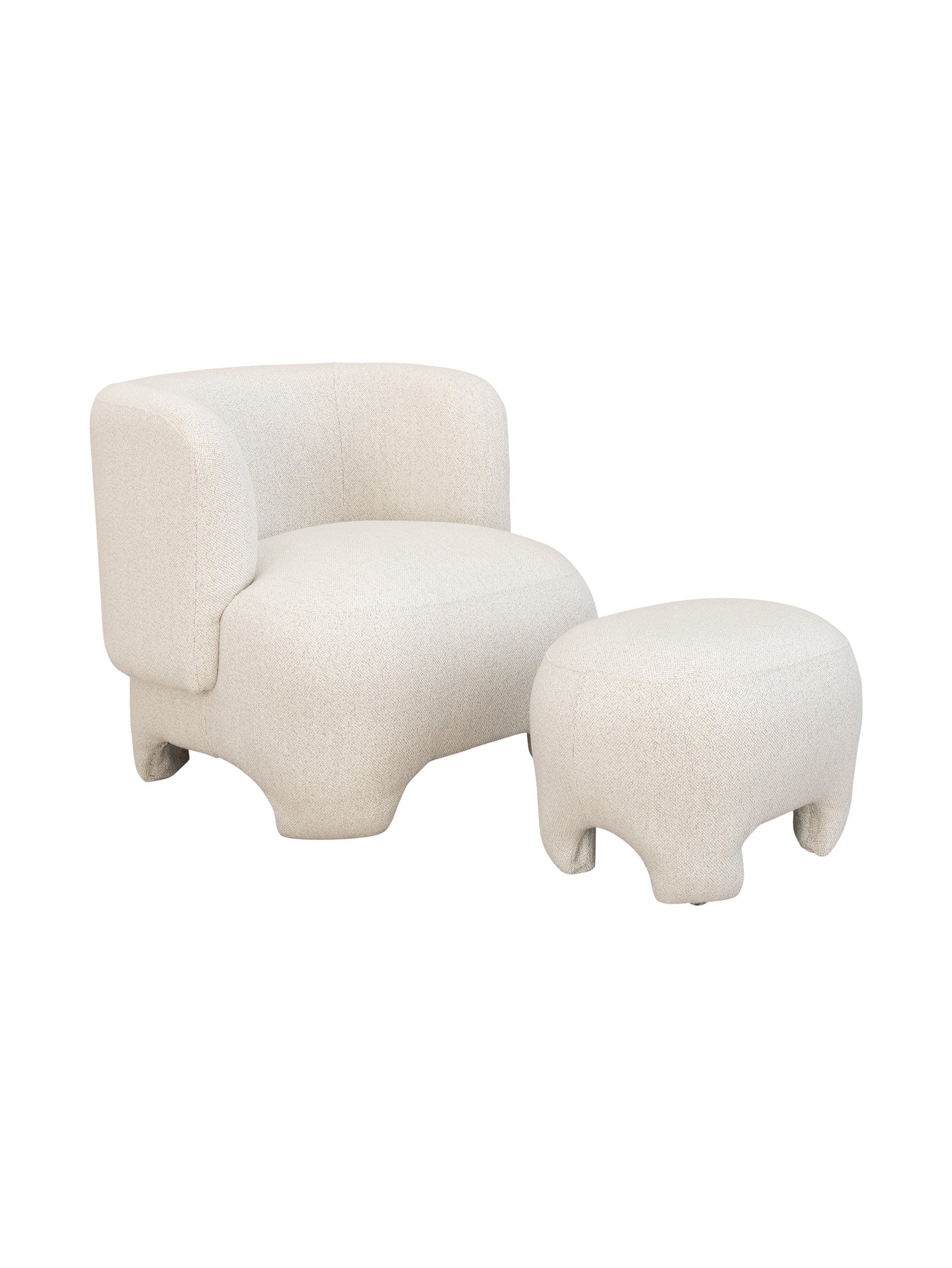 Fauteuil d'appoint en tissu pour salon
