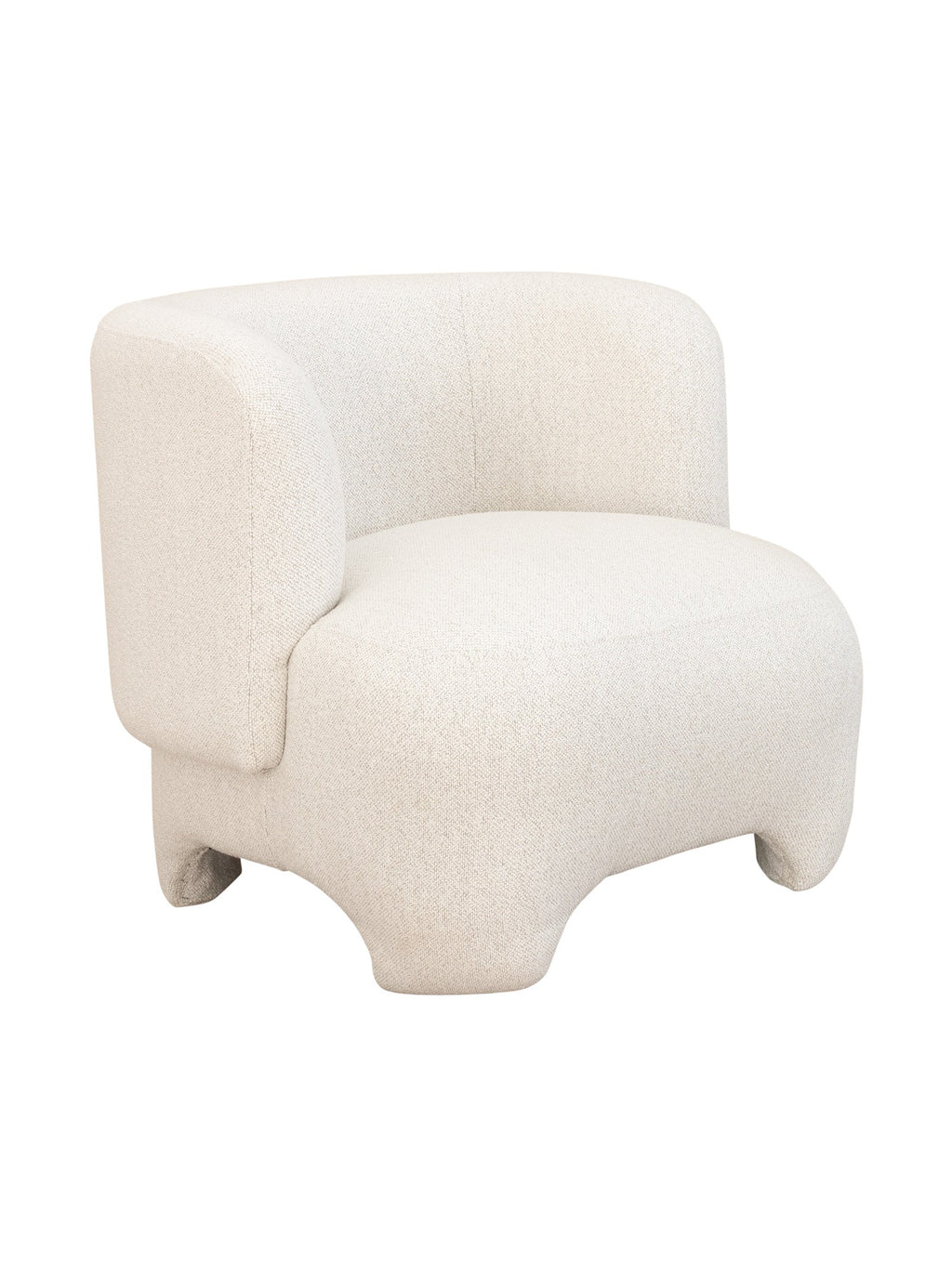 Fauteuil d'appoint en tissu pour salon