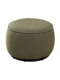 Fauteuil pivotant en tissu pour le salon