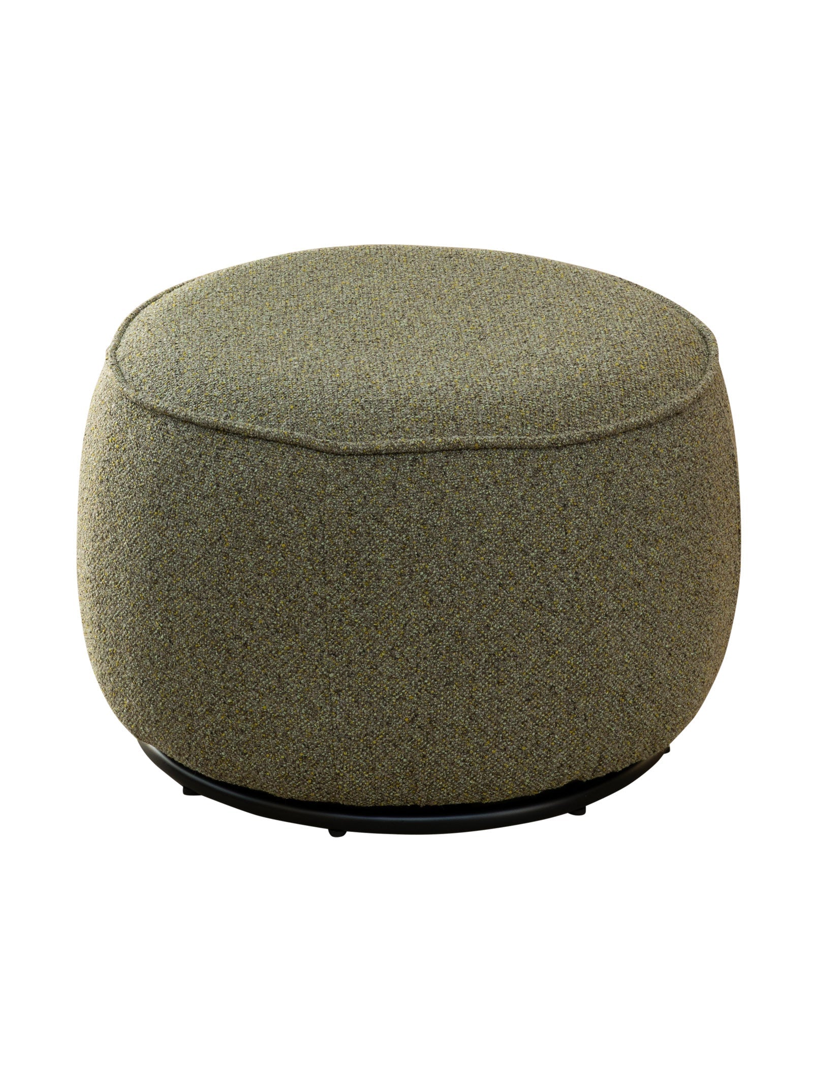 Fauteuil pivotant en tissu pour salon
