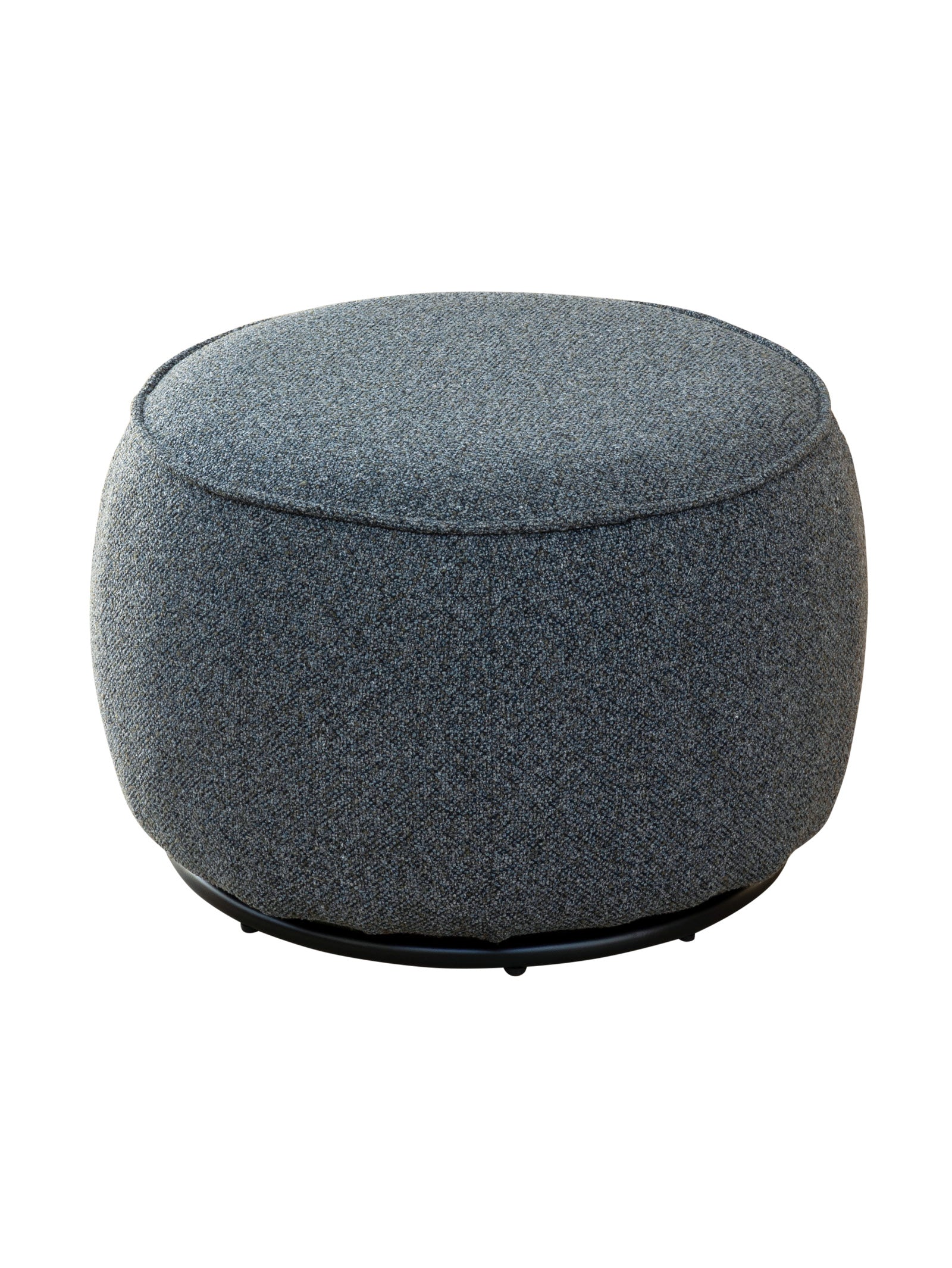 Fauteuil pivotant en tissu pour le salon