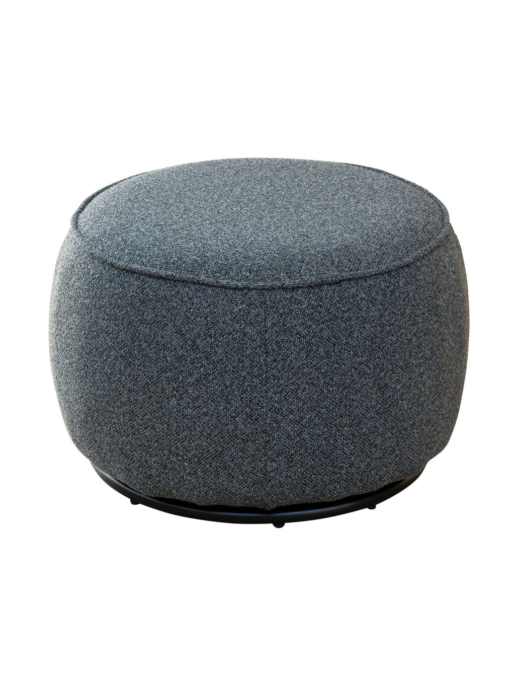 Fauteuil pivotant en tissu pour salon