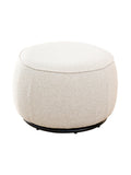 Fauteuil pivotant en tissu pour salon