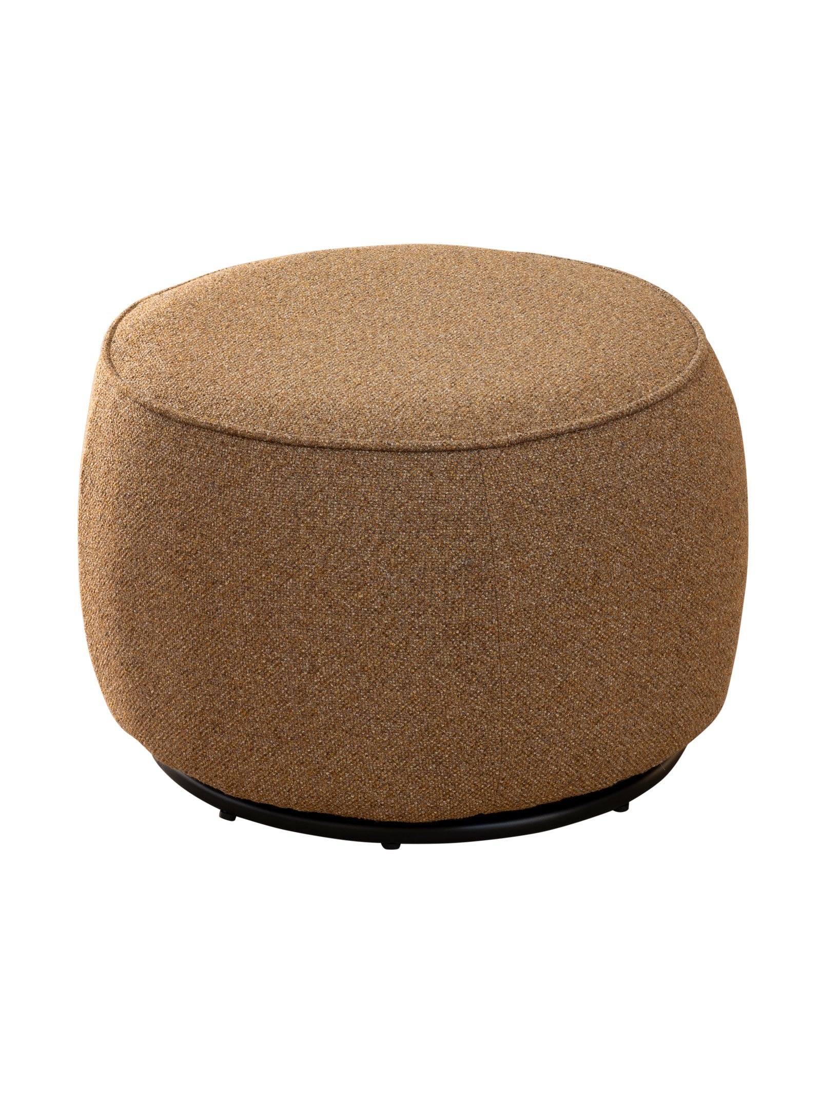 Fauteuil pivotant en tissu pour salon