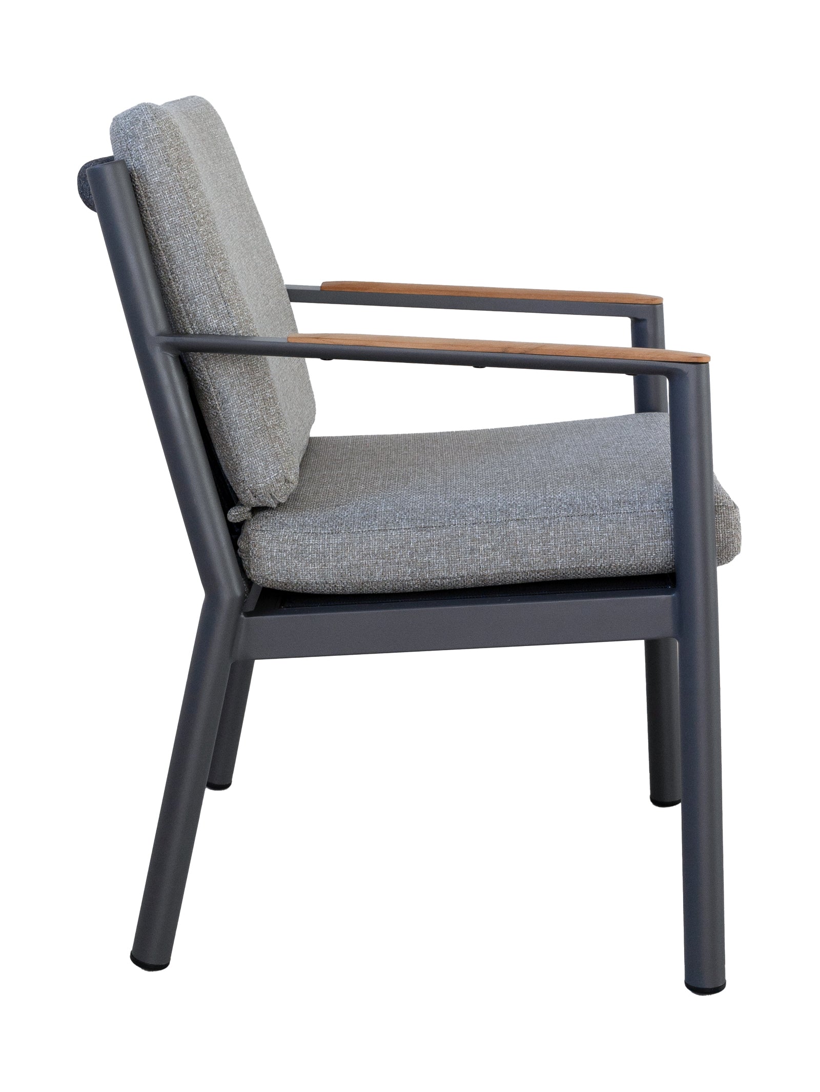Fauteuil d'appoint en aluminium résistant aux intempéries pour patio