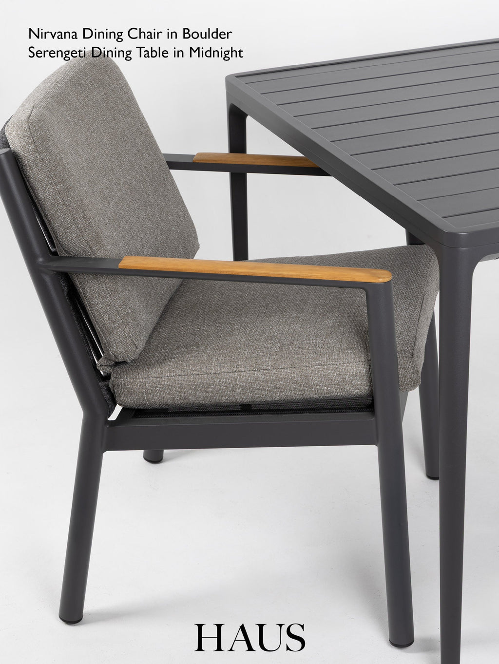 Fauteuil d'appoint en aluminium résistant aux intempéries pour patio