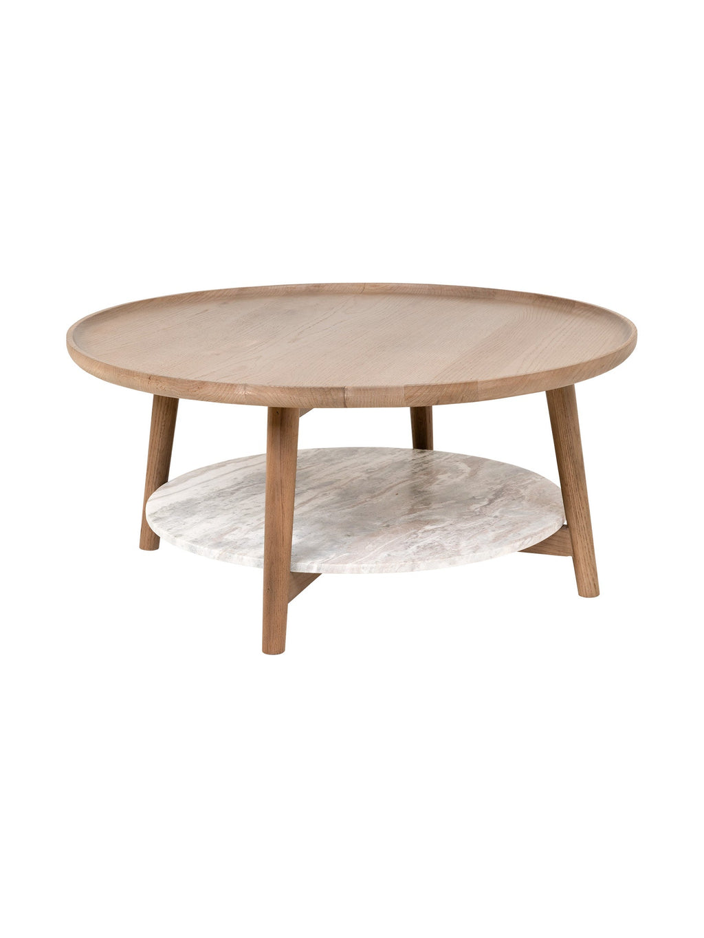 Table Basse Moderne en Chêne Massif pour Salon