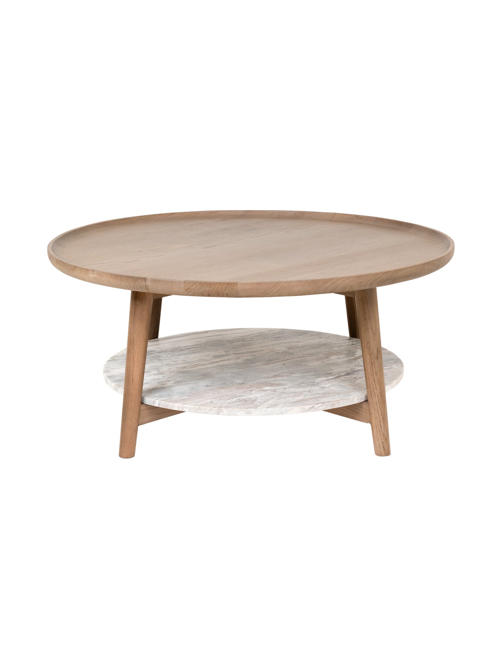 Table Basse Moderne en Chêne Massif pour Salon