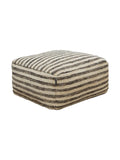 Ottoman classique en tissu pour salon