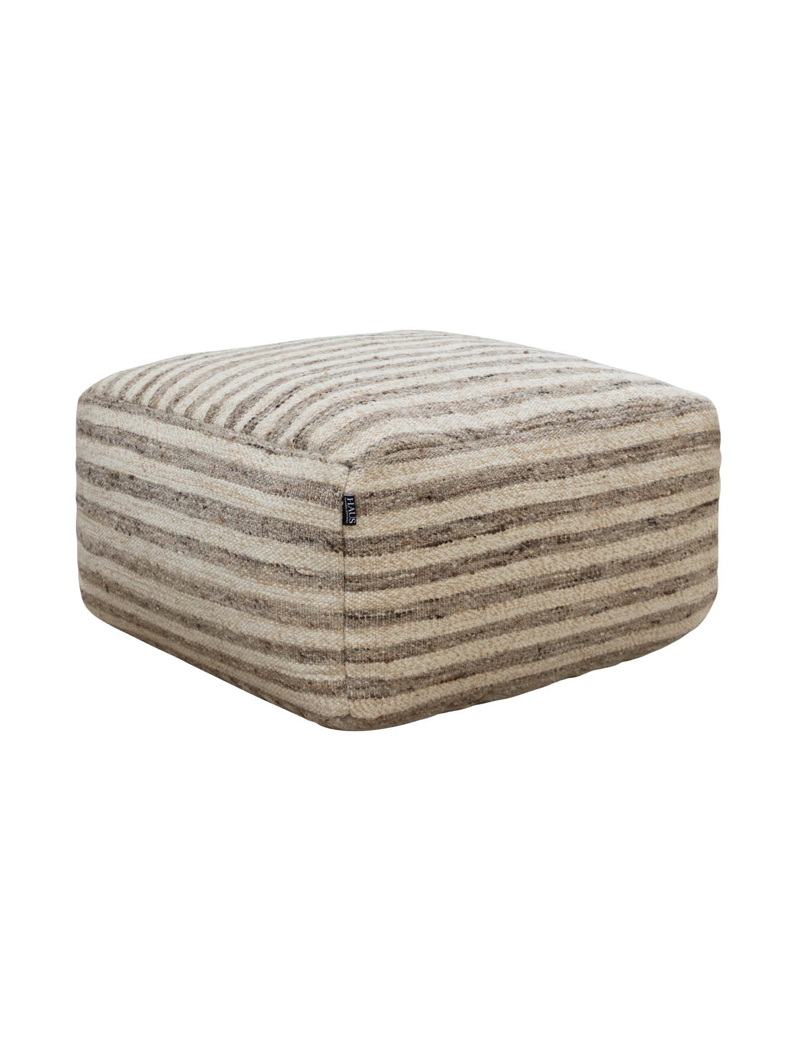 Pouffe en tissu classique pour salon