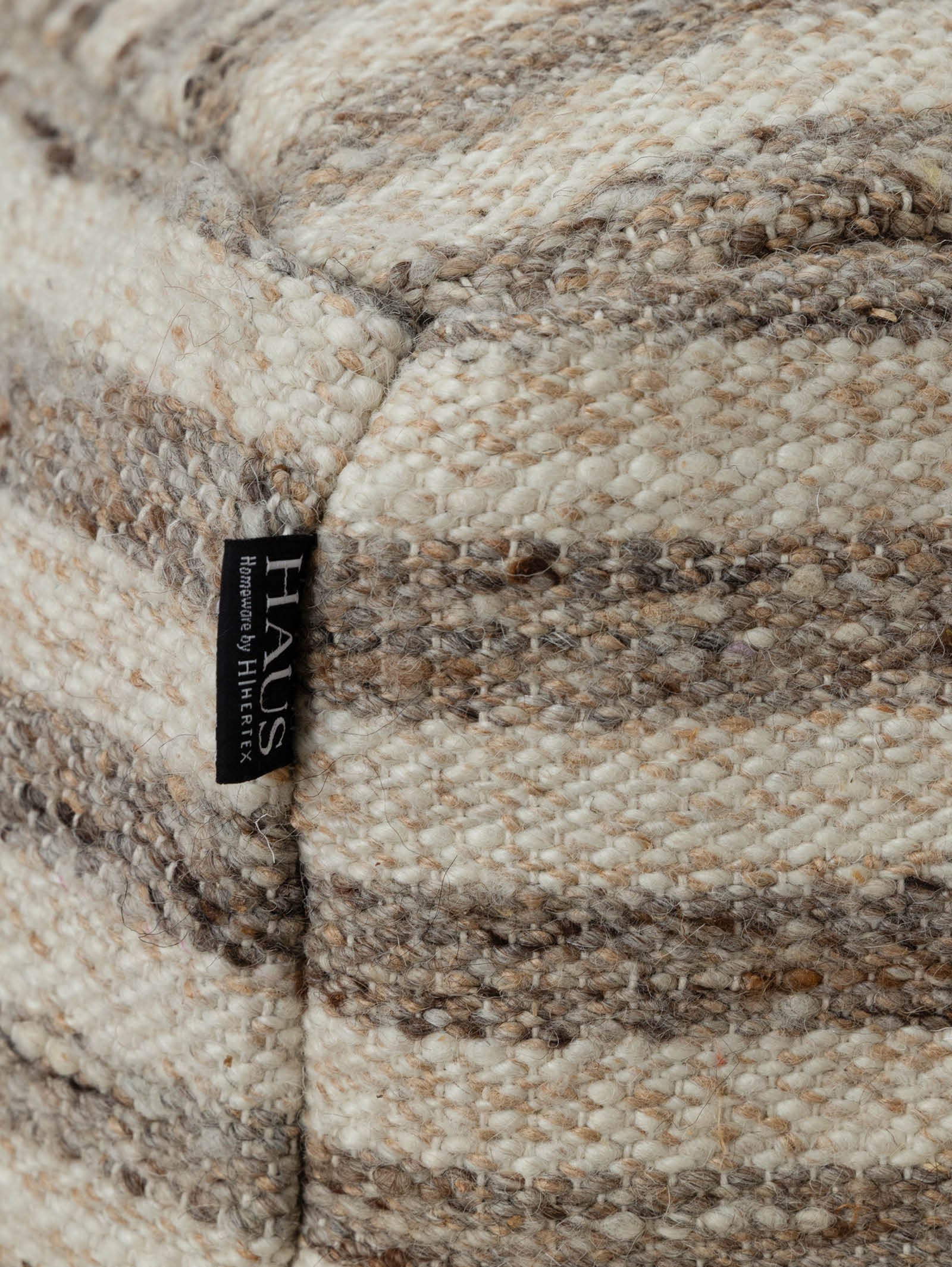 Ottoman classique en tissu pour salon