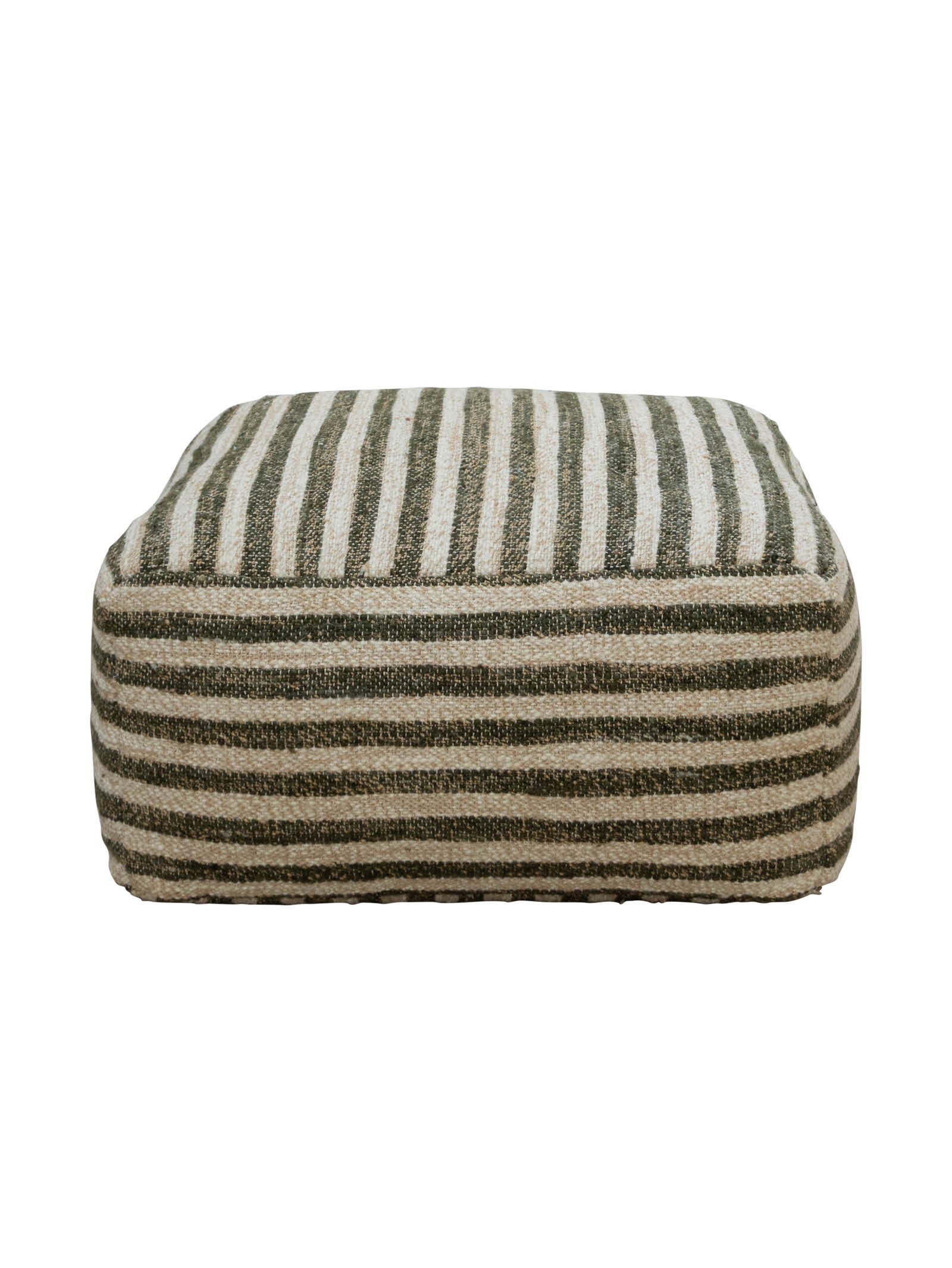 Pouffe en tissu classique pour salon