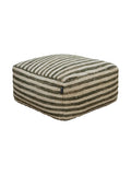 Pouffe en tissu classique pour salon