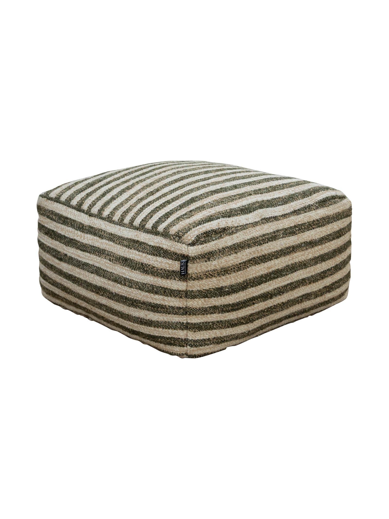 Pouffe en tissu classique pour salon