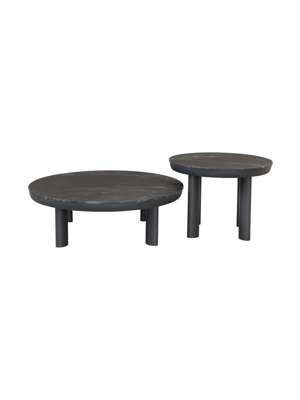 Table de jardin moderne en aluminium