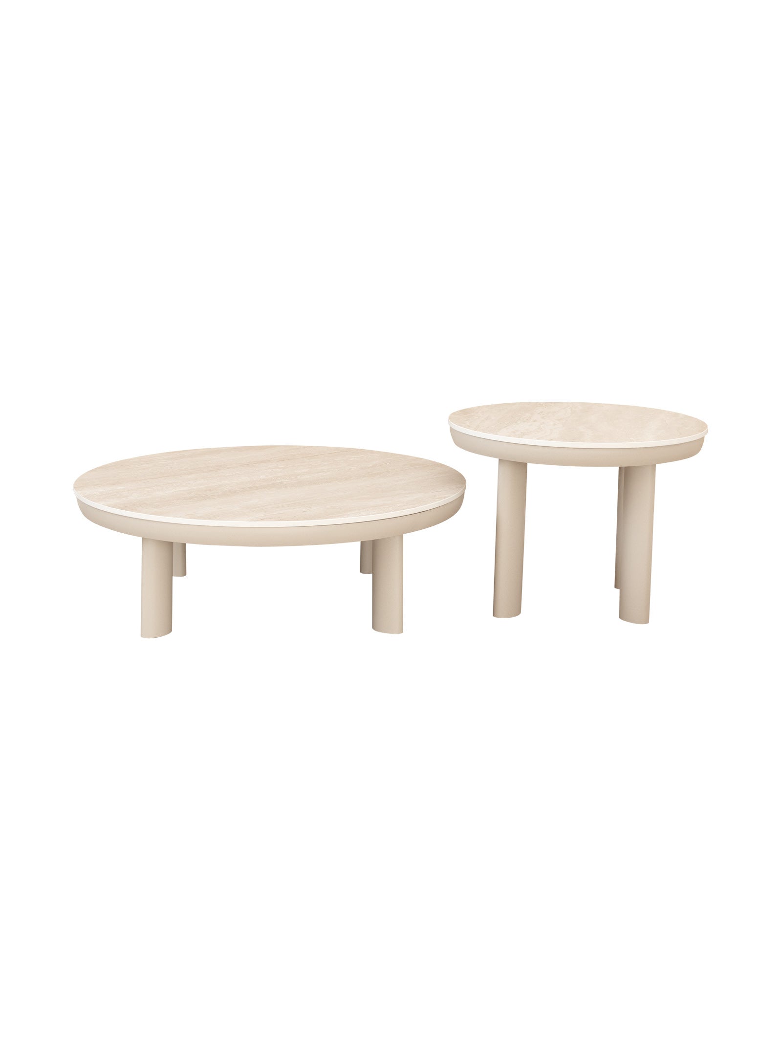 Table de jardin moderne en aluminium