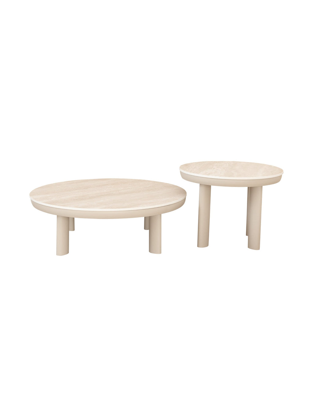 Table de patio moderne en aluminium