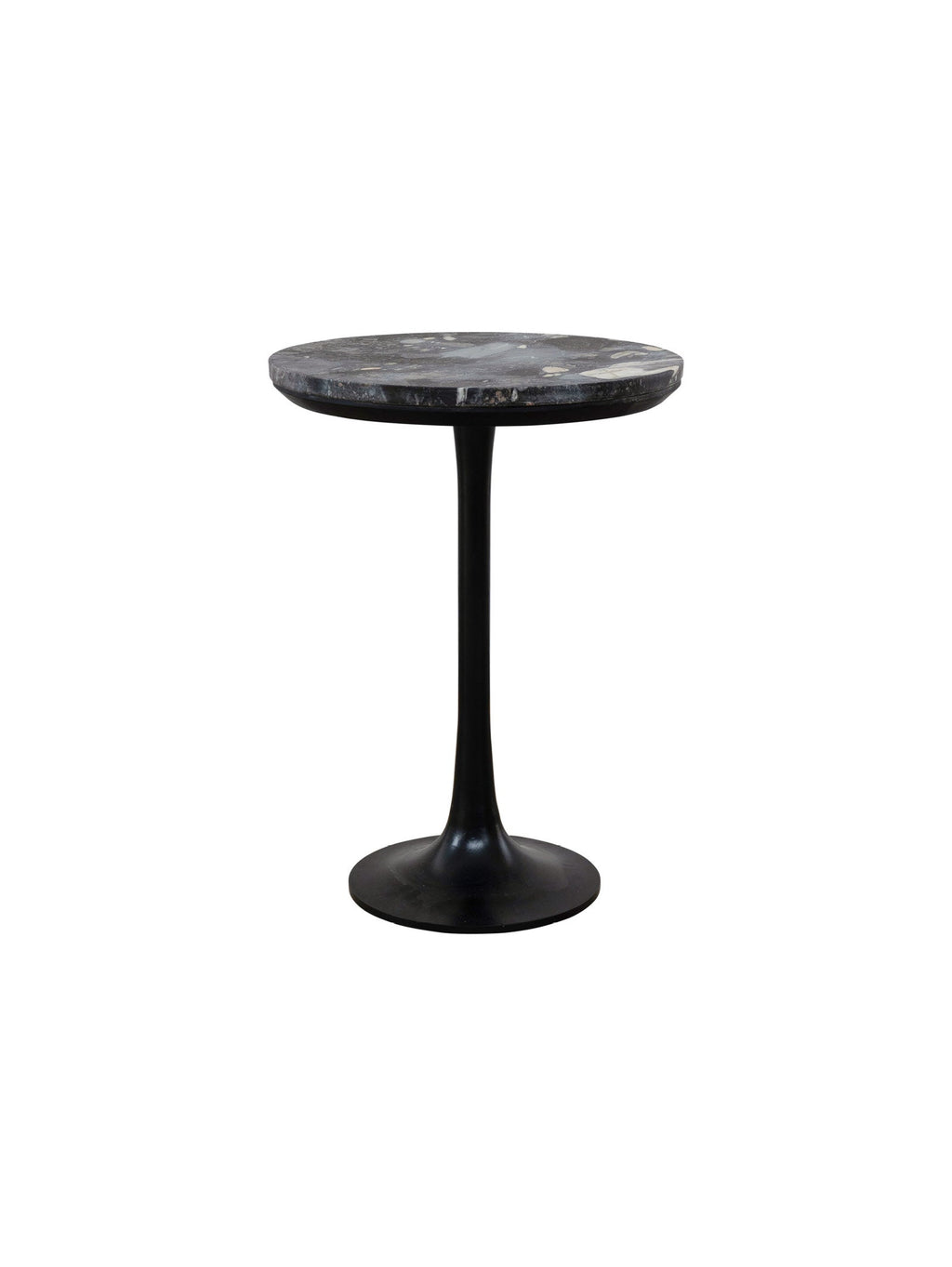 Table d'appoint contemporaine en marbre pour salon