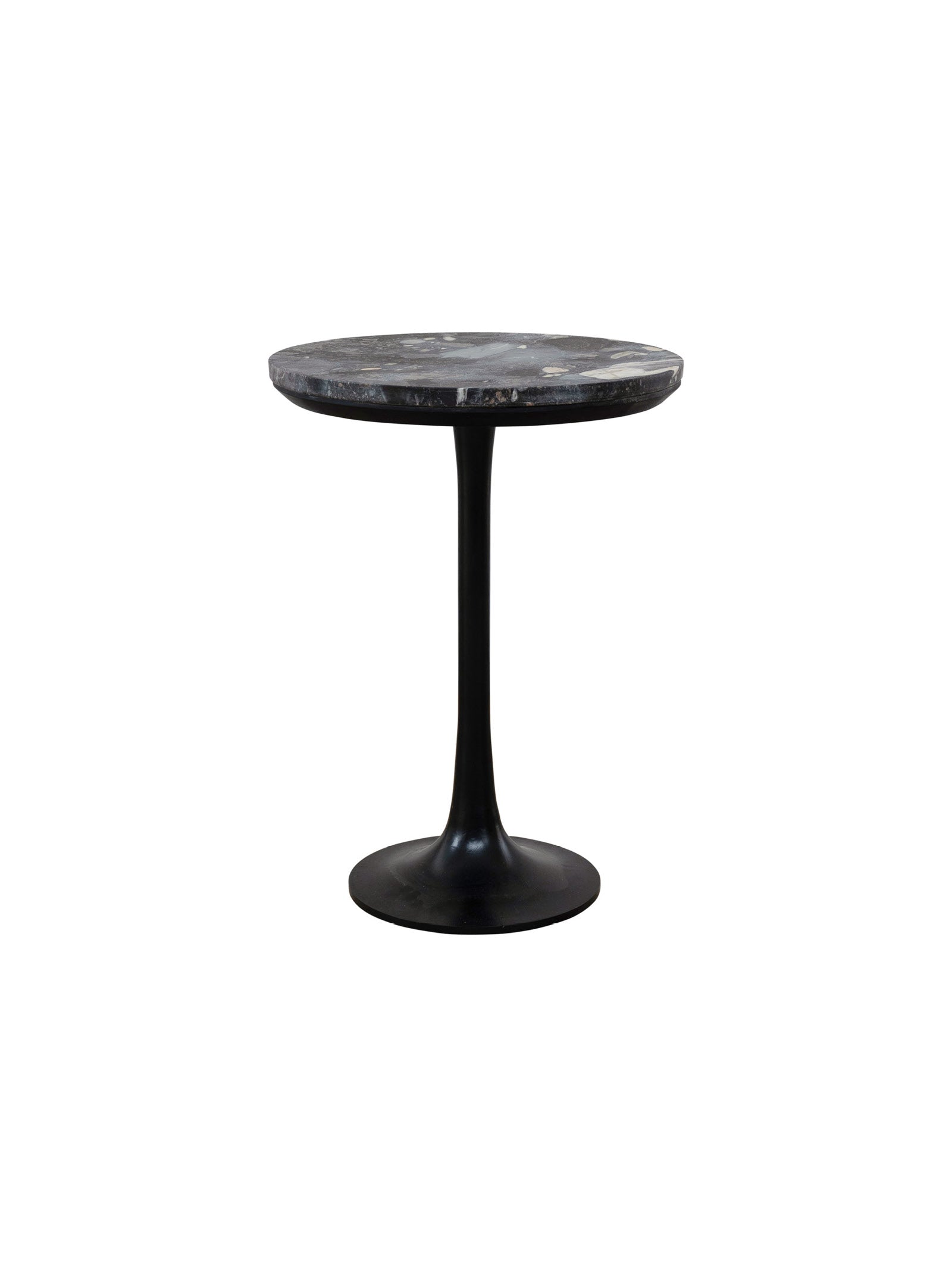 Table d'appoint contemporaine en marbre pour salon