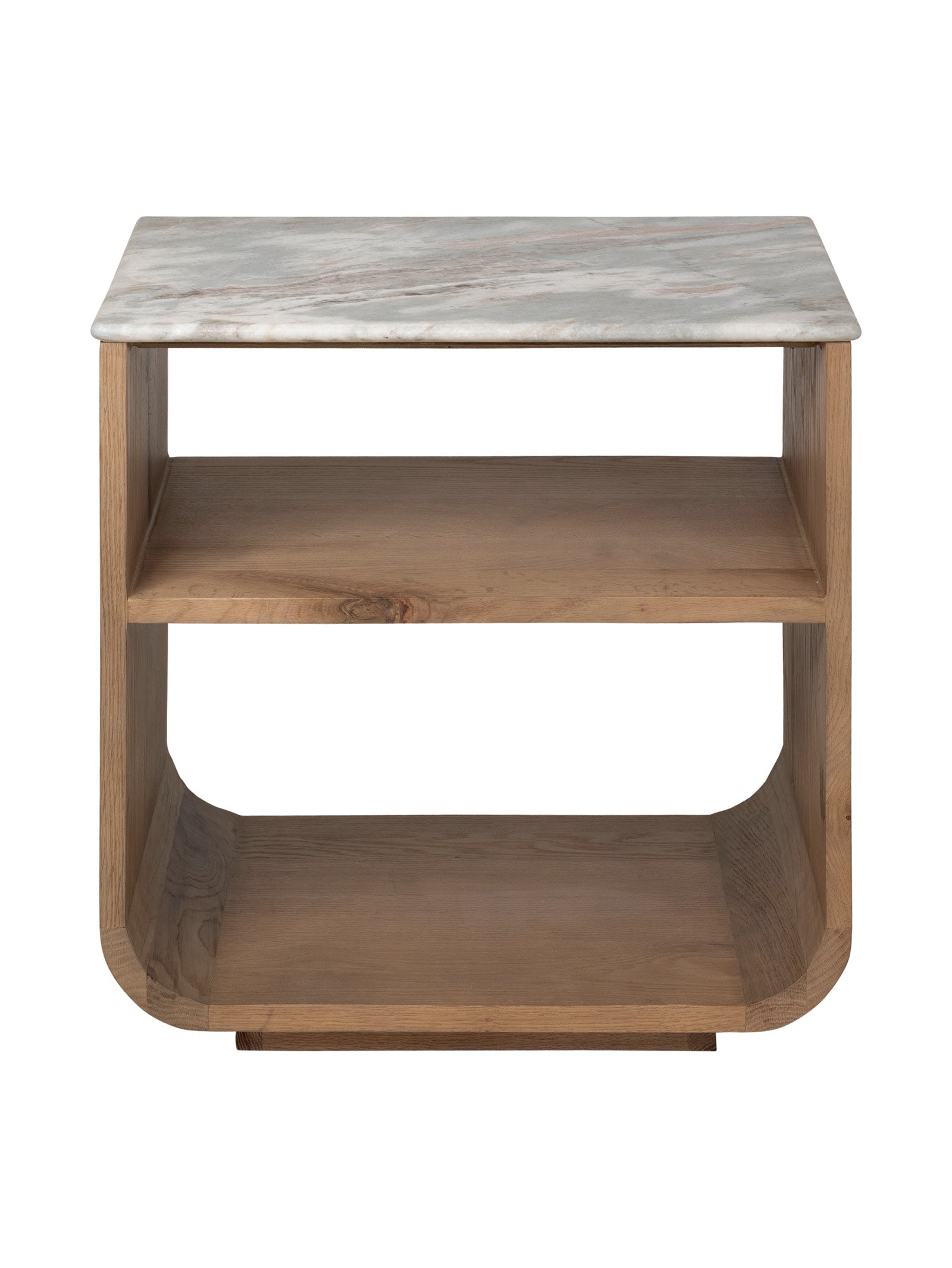 Fauteuil contemporain en chêne massif pour salon