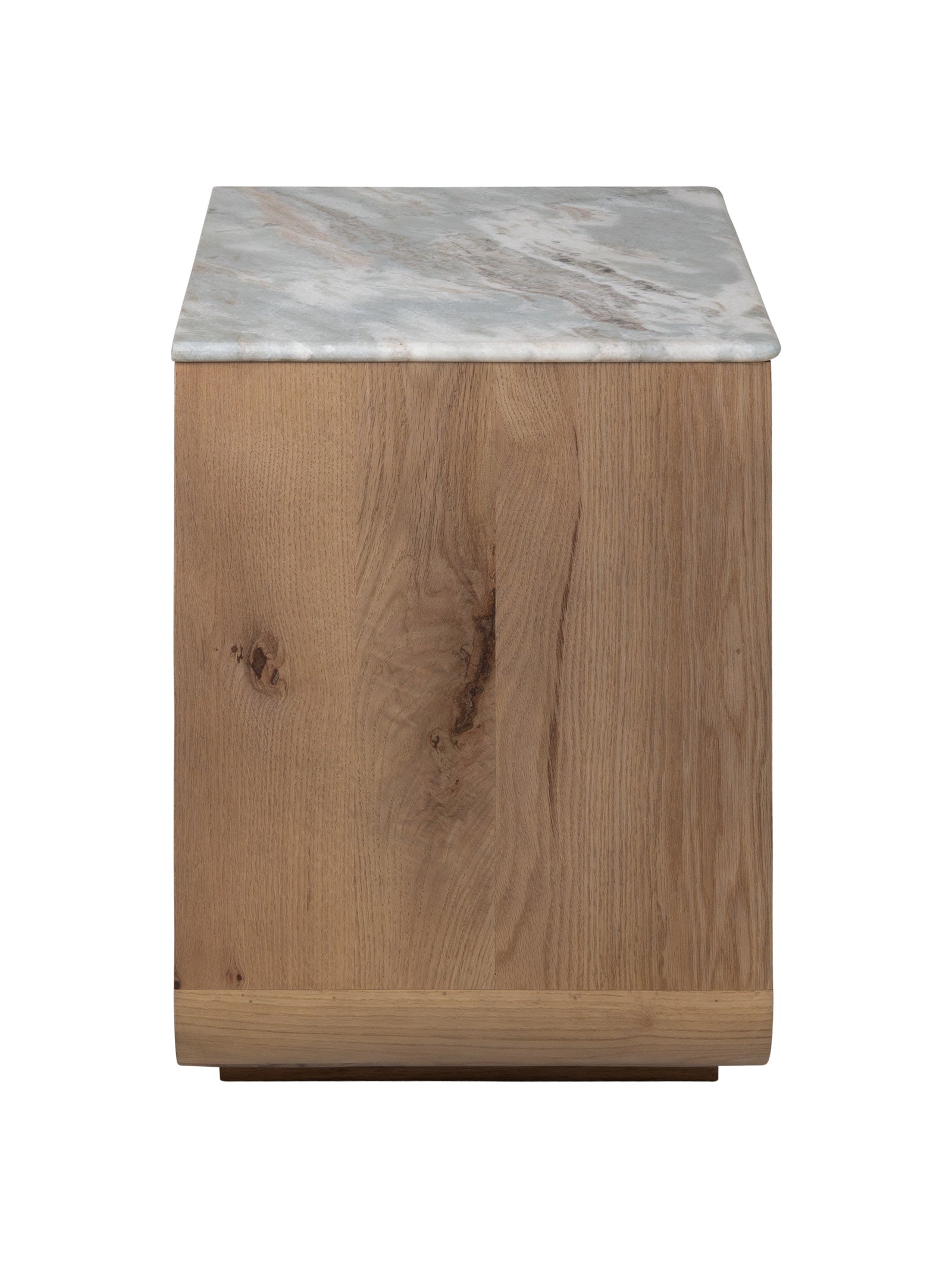 Fauteuil contemporain en chêne massif pour salon