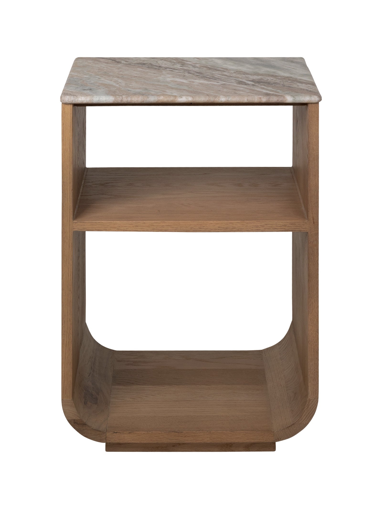 Fauteuil contemporain en chêne massif pour salon