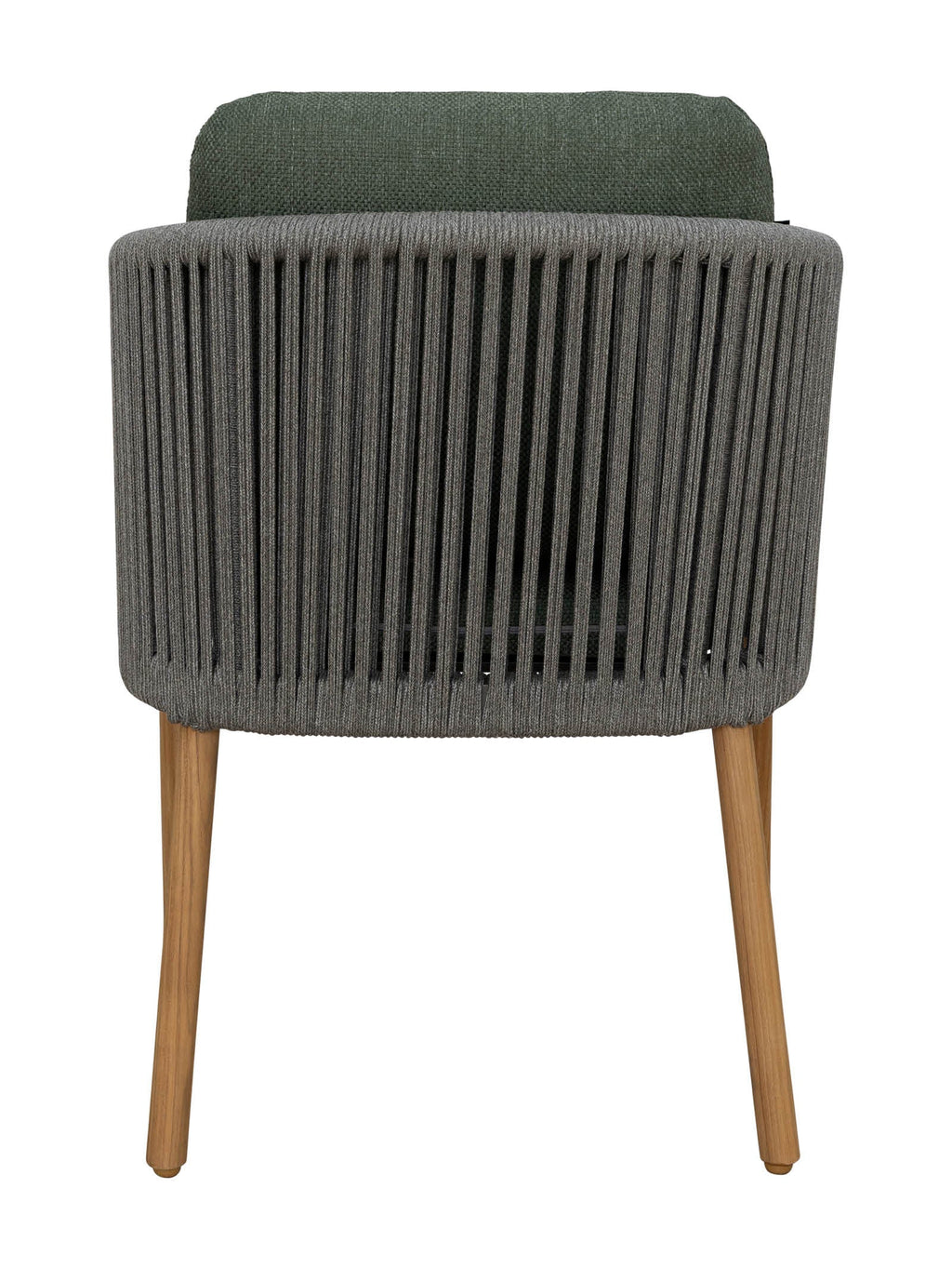 Chaise de salle à manger en teck pour terrasse