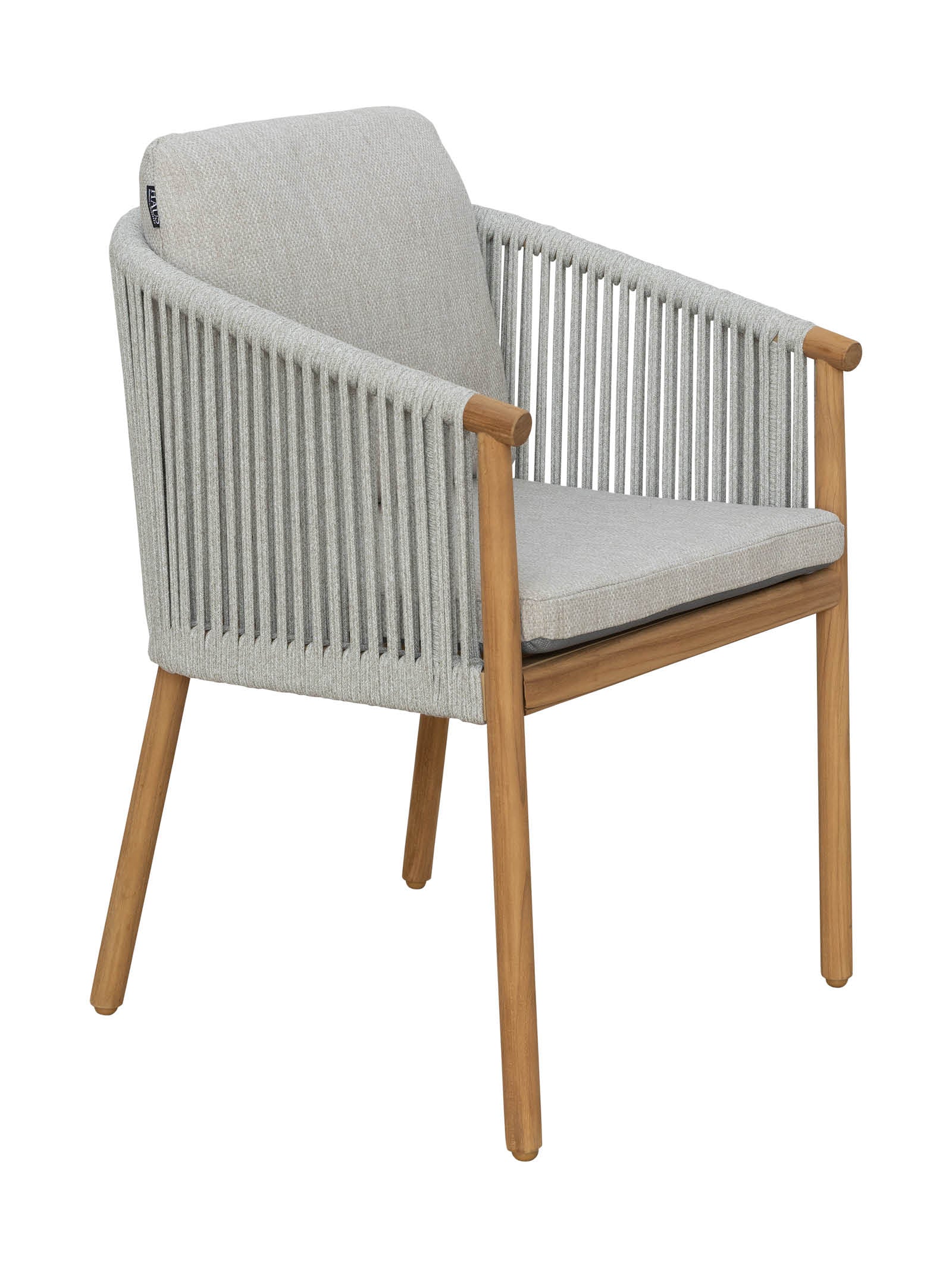 Chaise de salle à manger en teck pour terrasse