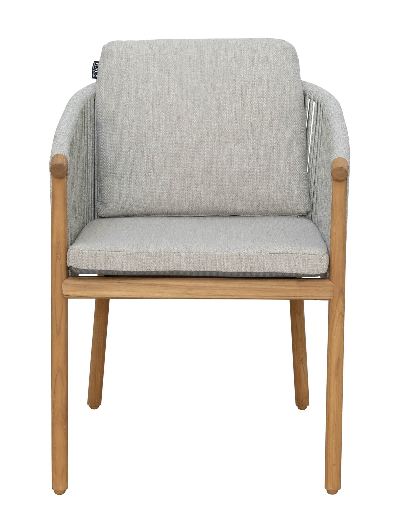 Chaise de salle à manger en teck pour terrasse